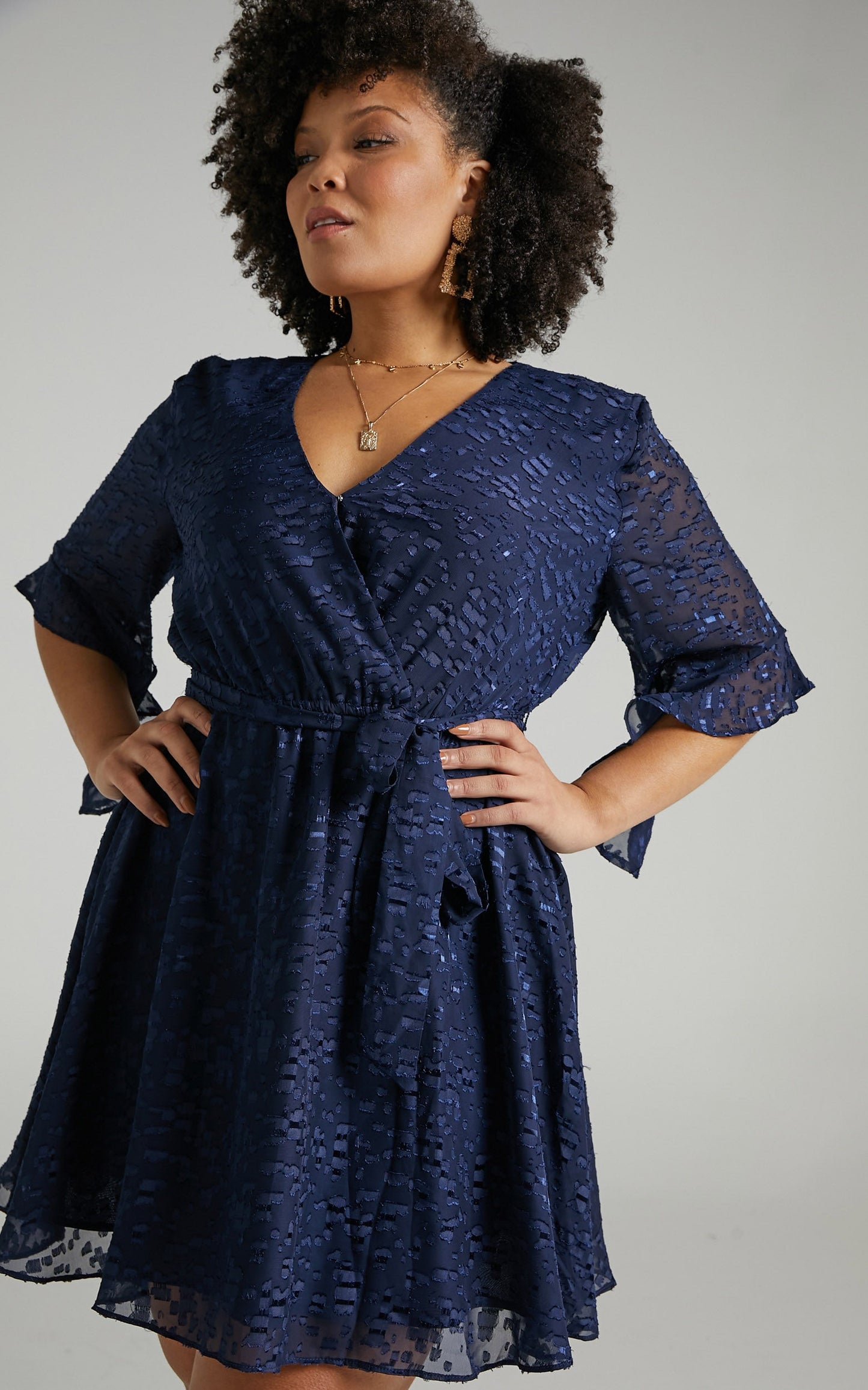Everyday People Dress in Navy