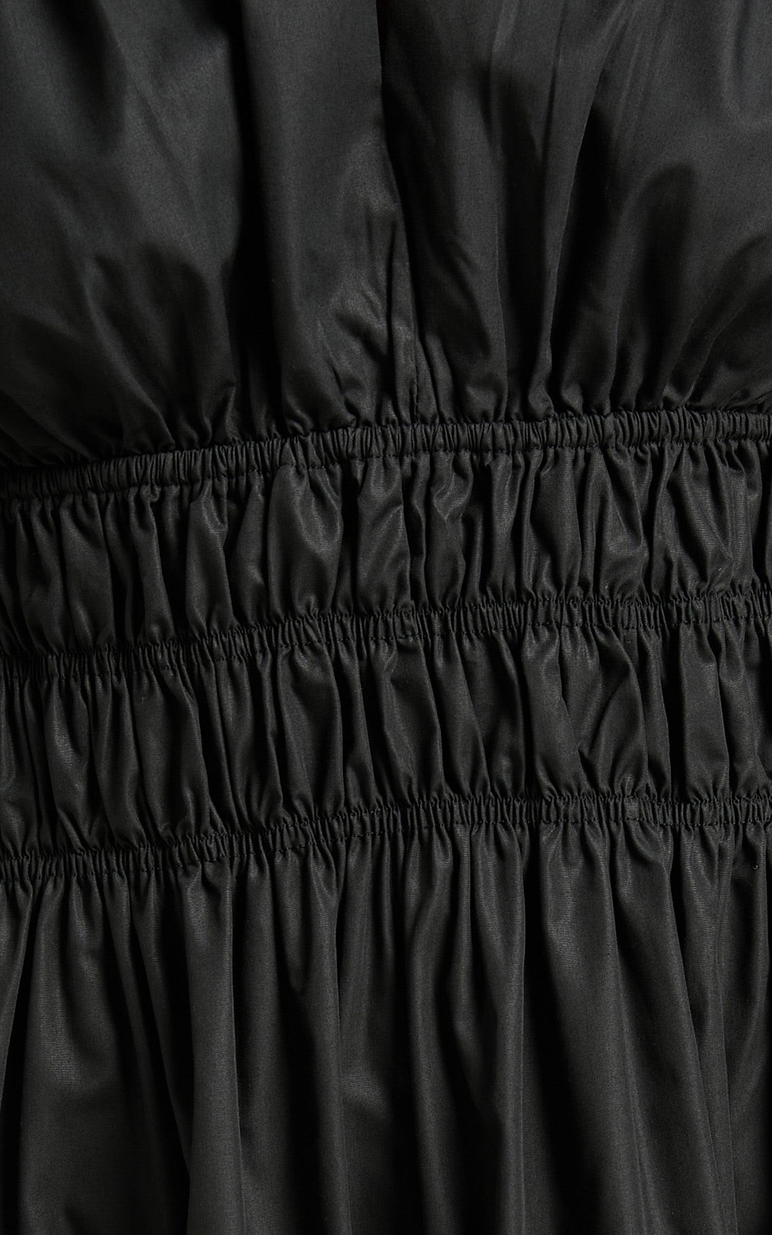 Ezreila Mini Dress - Puff Sleeve Mini Dress in Black