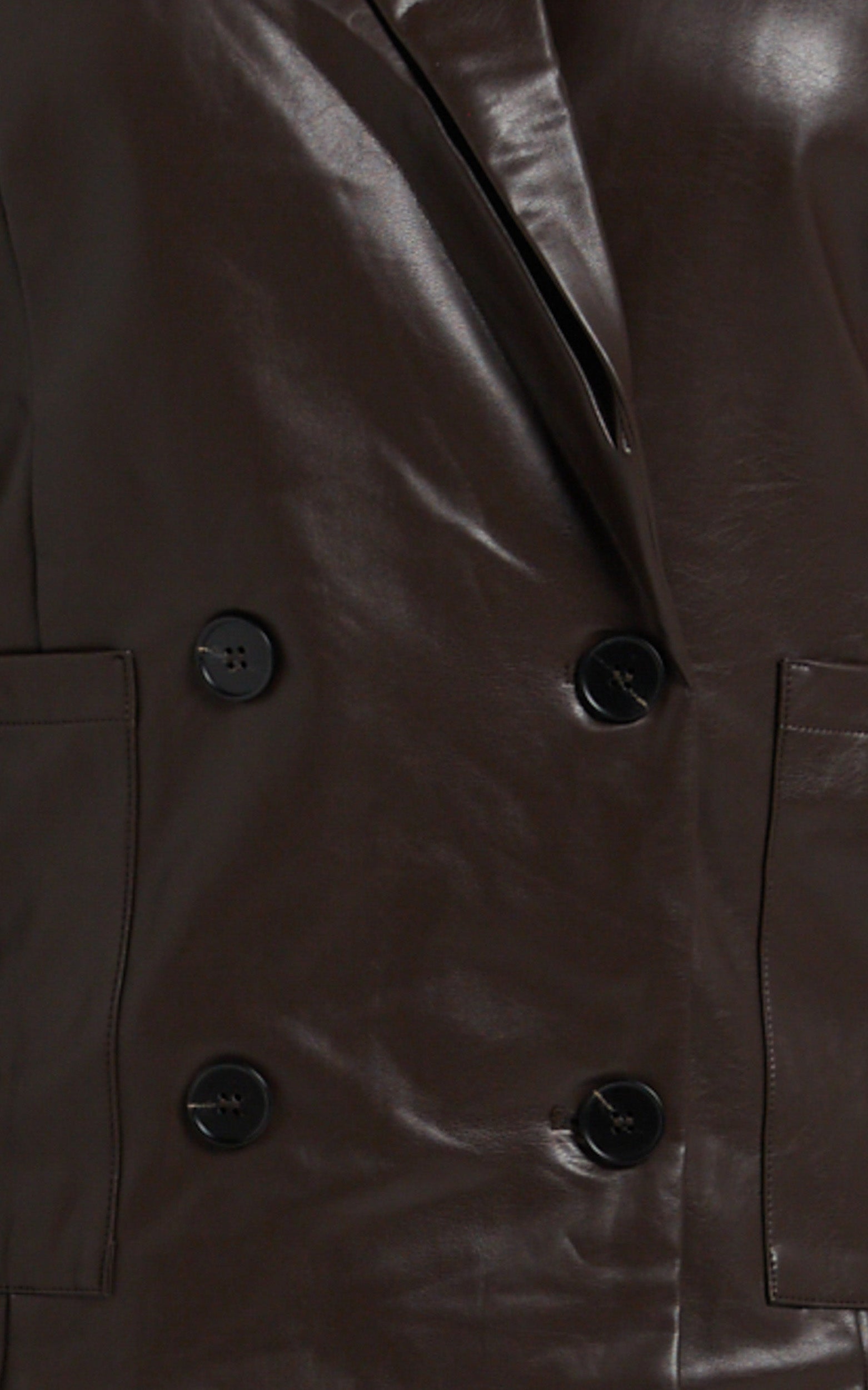 4th & Reckless - CAPPUCINE BLAZER in Truffle PU