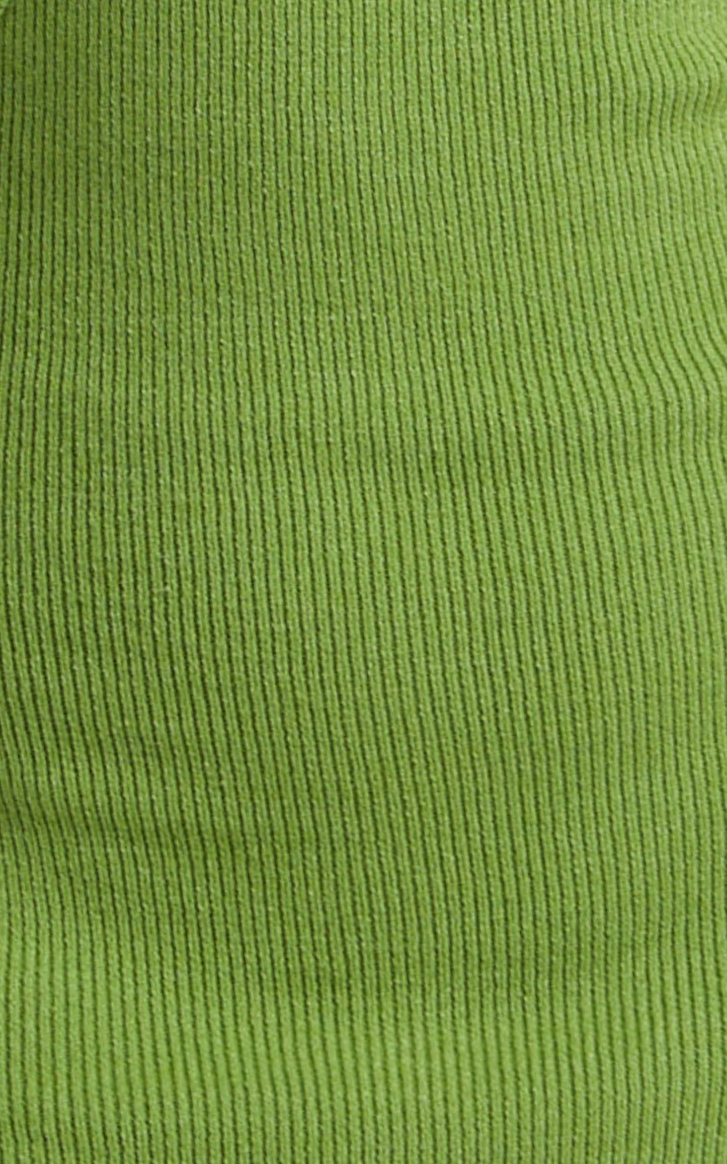 Irmia Twist Front Knit Midi Dress in Green