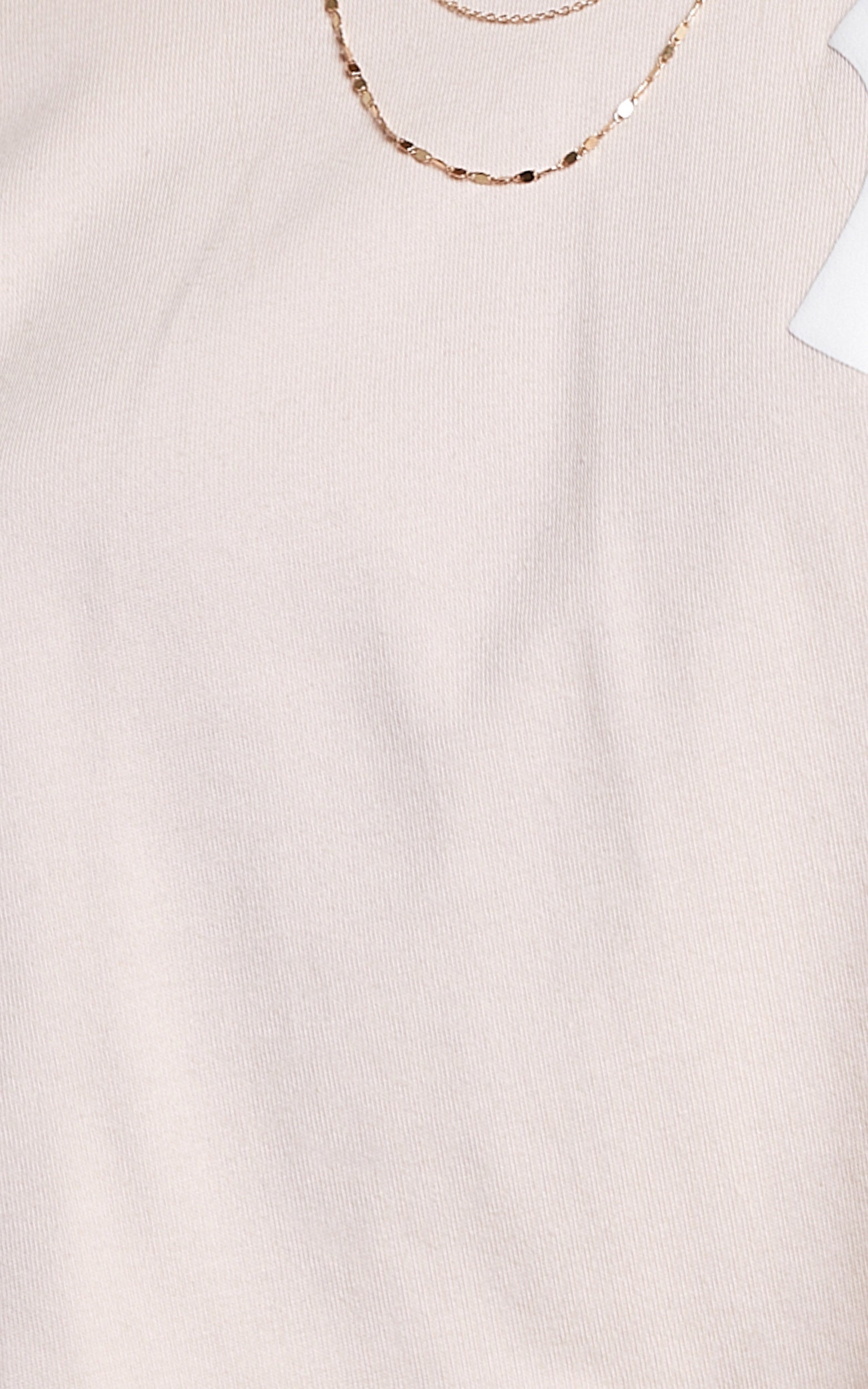 Majestic - NY Yankees Cropped Rando LS Tee in Peach