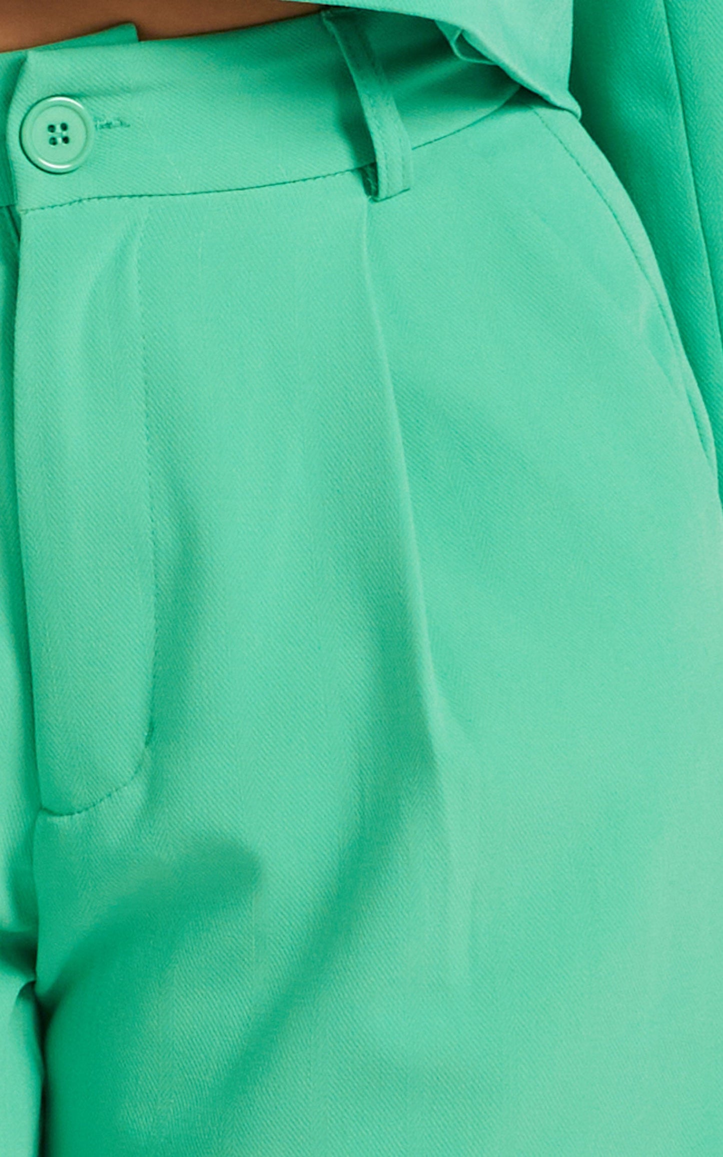 Danielle Bernstein - Trouser Short in Green