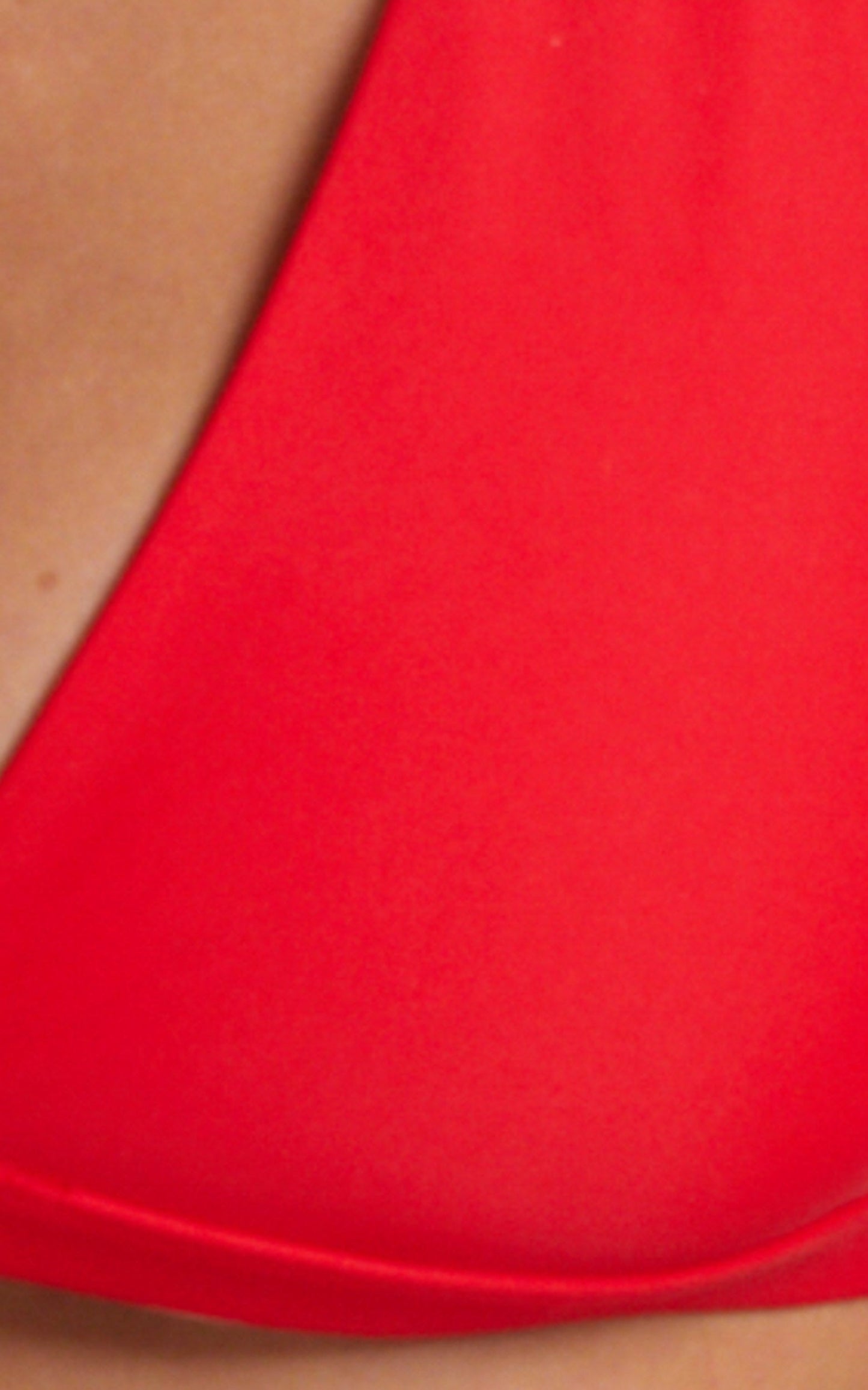 Coventina Triangle Bikini Top in Red