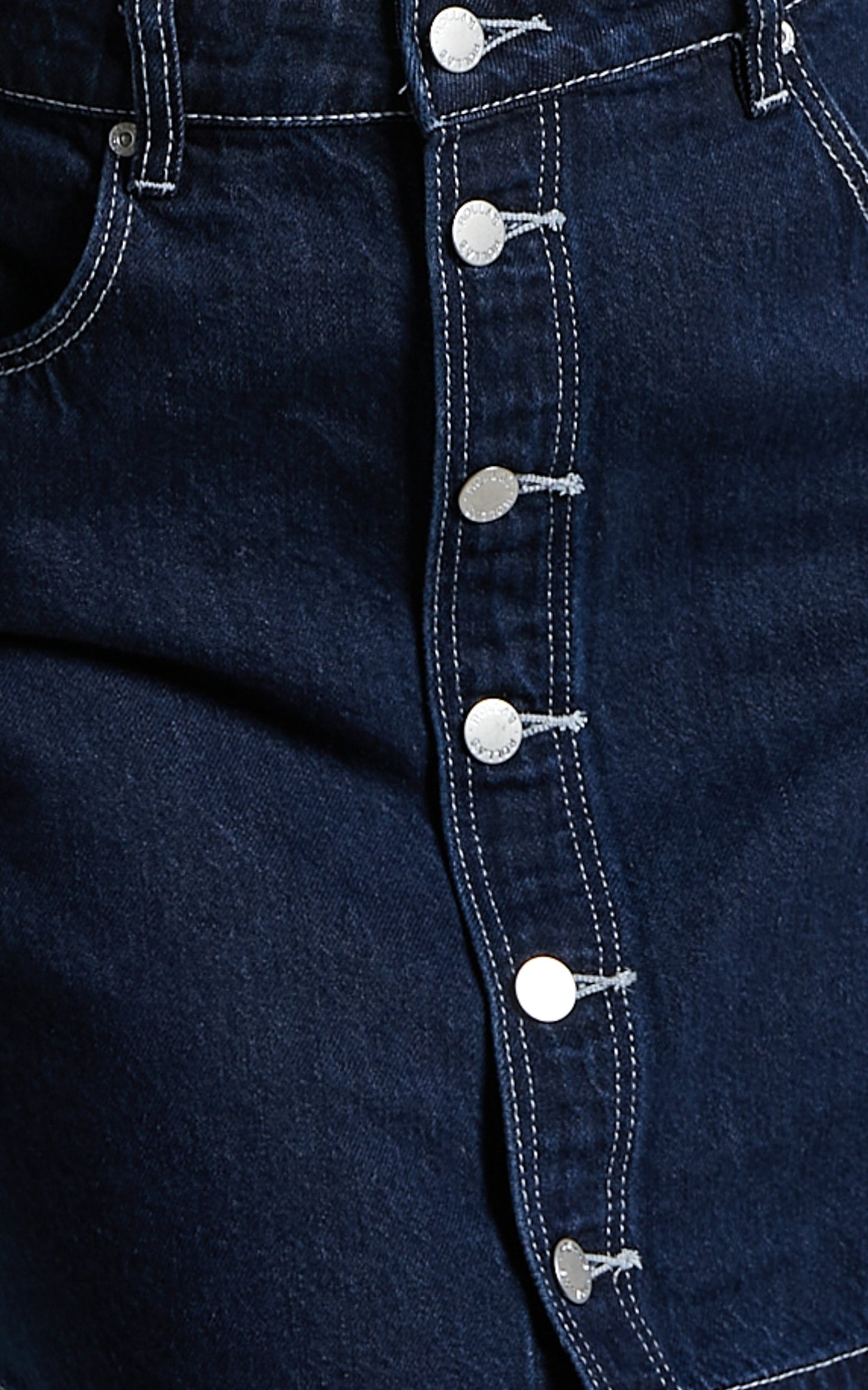 Rolla's - A-LINE MINI DANTE in Organic Dark Blue