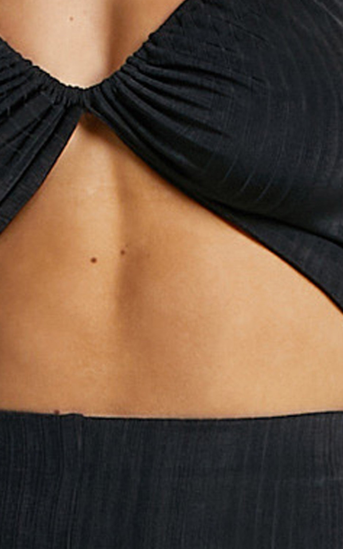 Denver Halter Neck Two Piece Set in Black