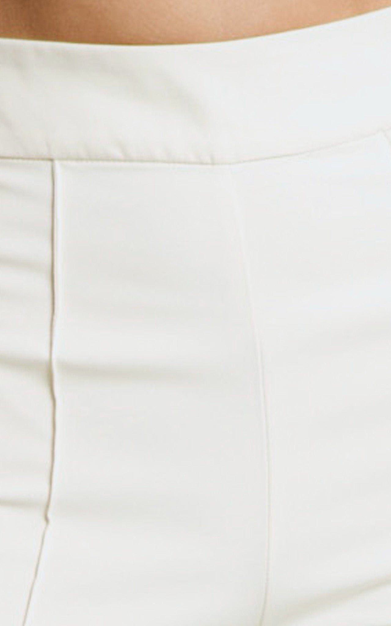 Roschel Pants - High Waisted Flared Pants in Cream