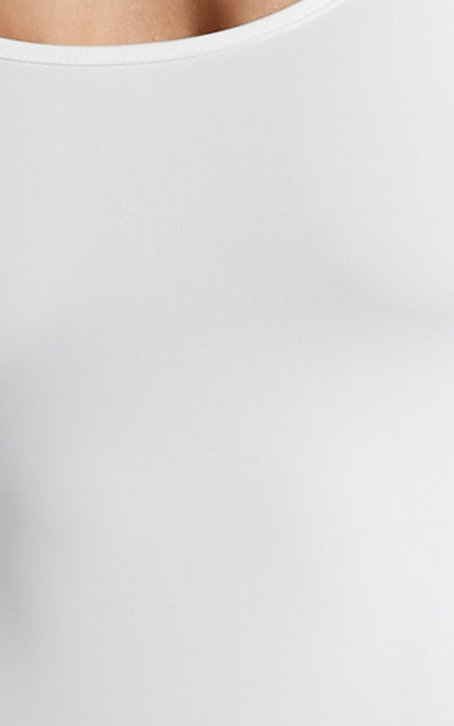Evelina Bodysuit - Scoop Neck Bodysuit in Off white