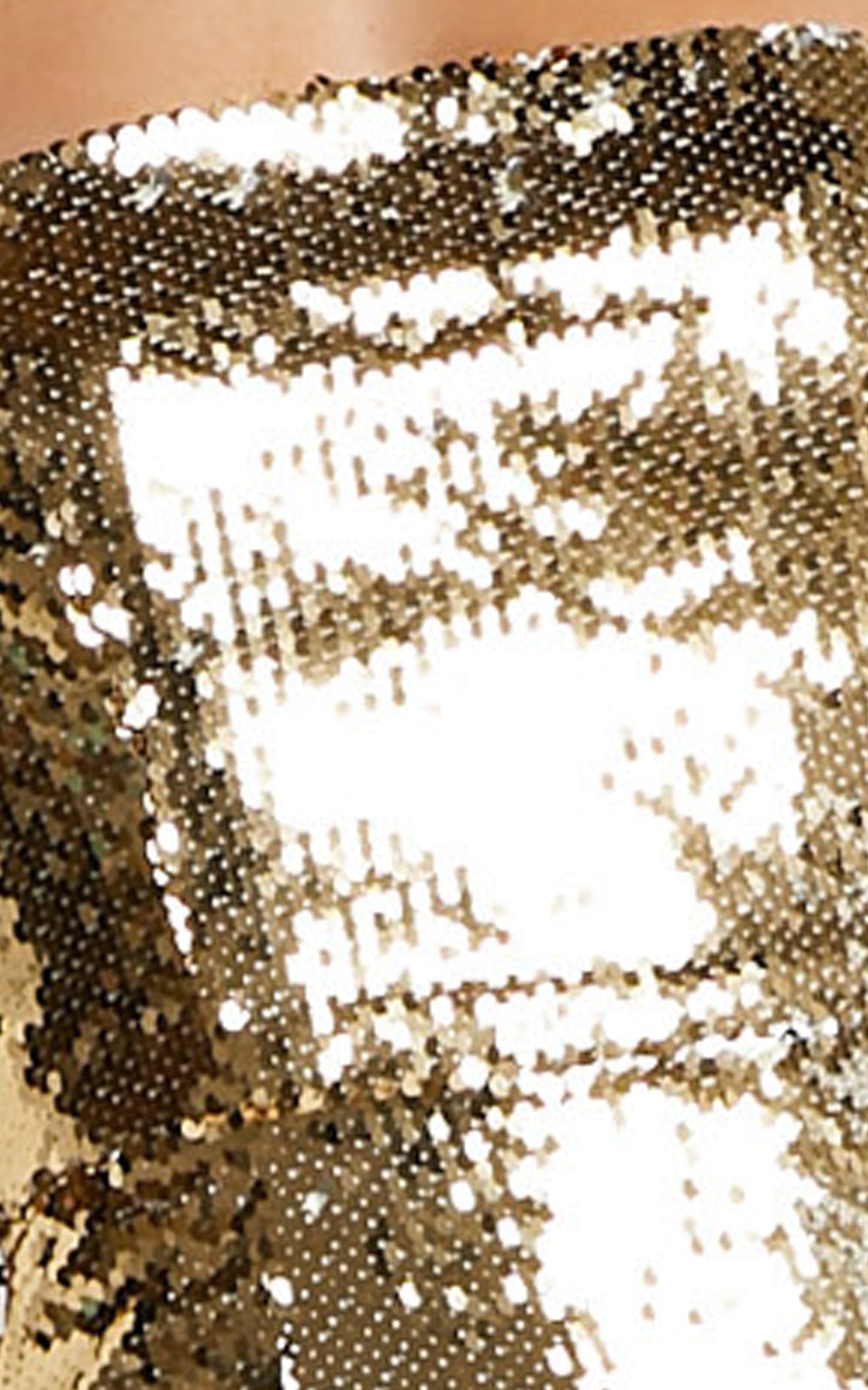 Cheena Maxi Dress - Strapless Sequin Mermaid Dress in Gold/Silver