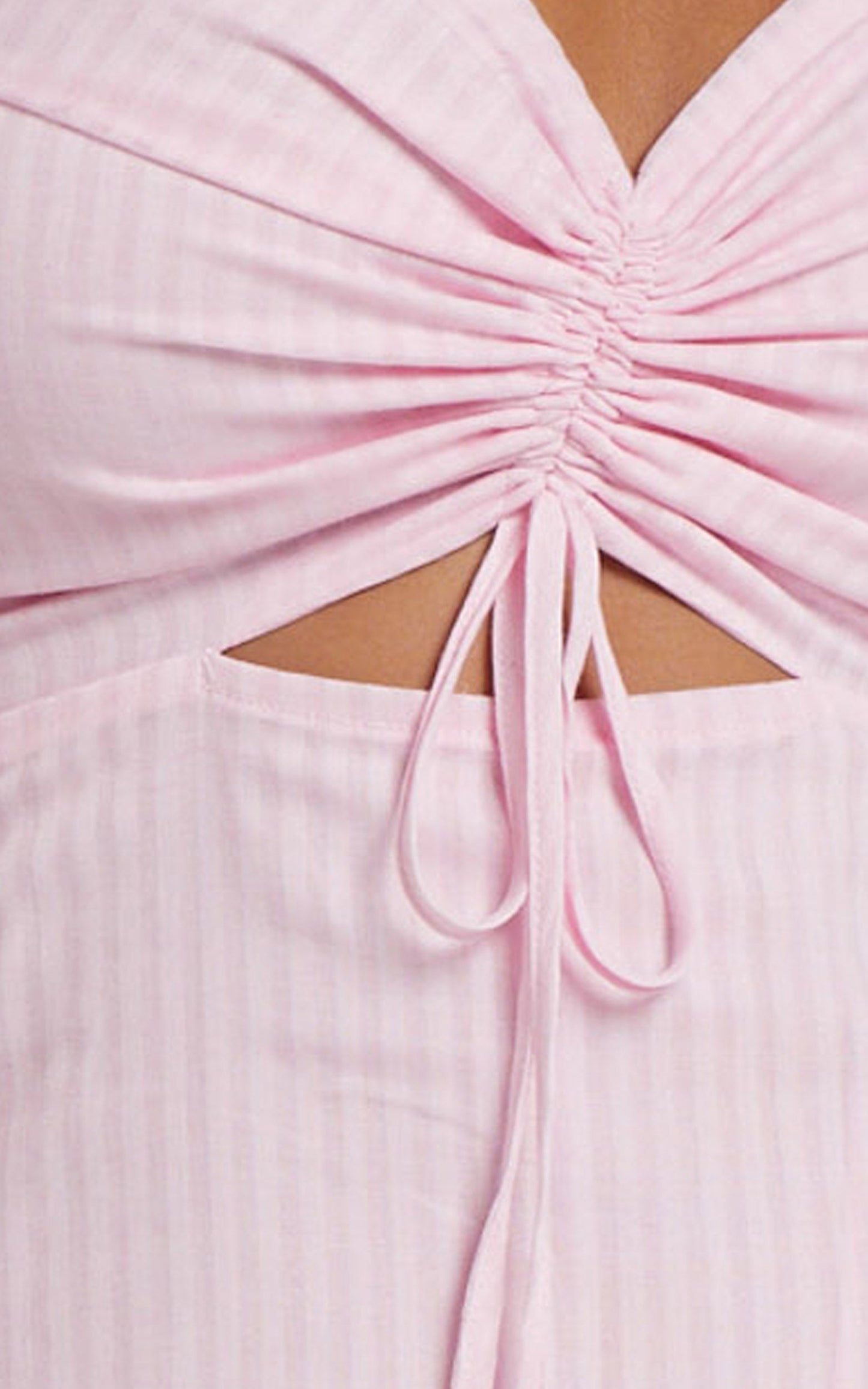 Soft Mention Mini Dress - Puff Sleeve Dress in Pastel Pink