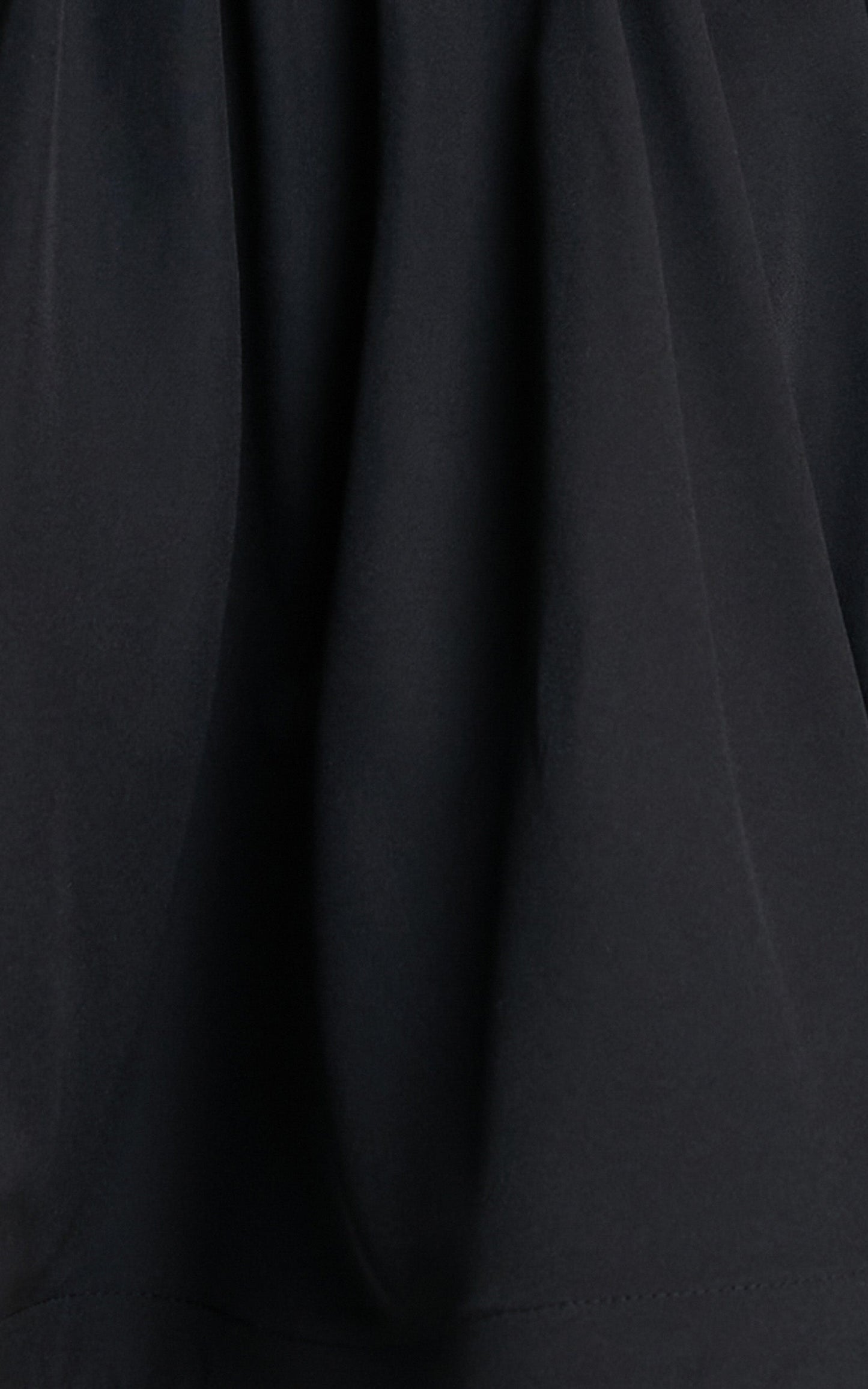 Angel Mini Dress - Sweetheart Rosette Fit and Flare Dress in Black