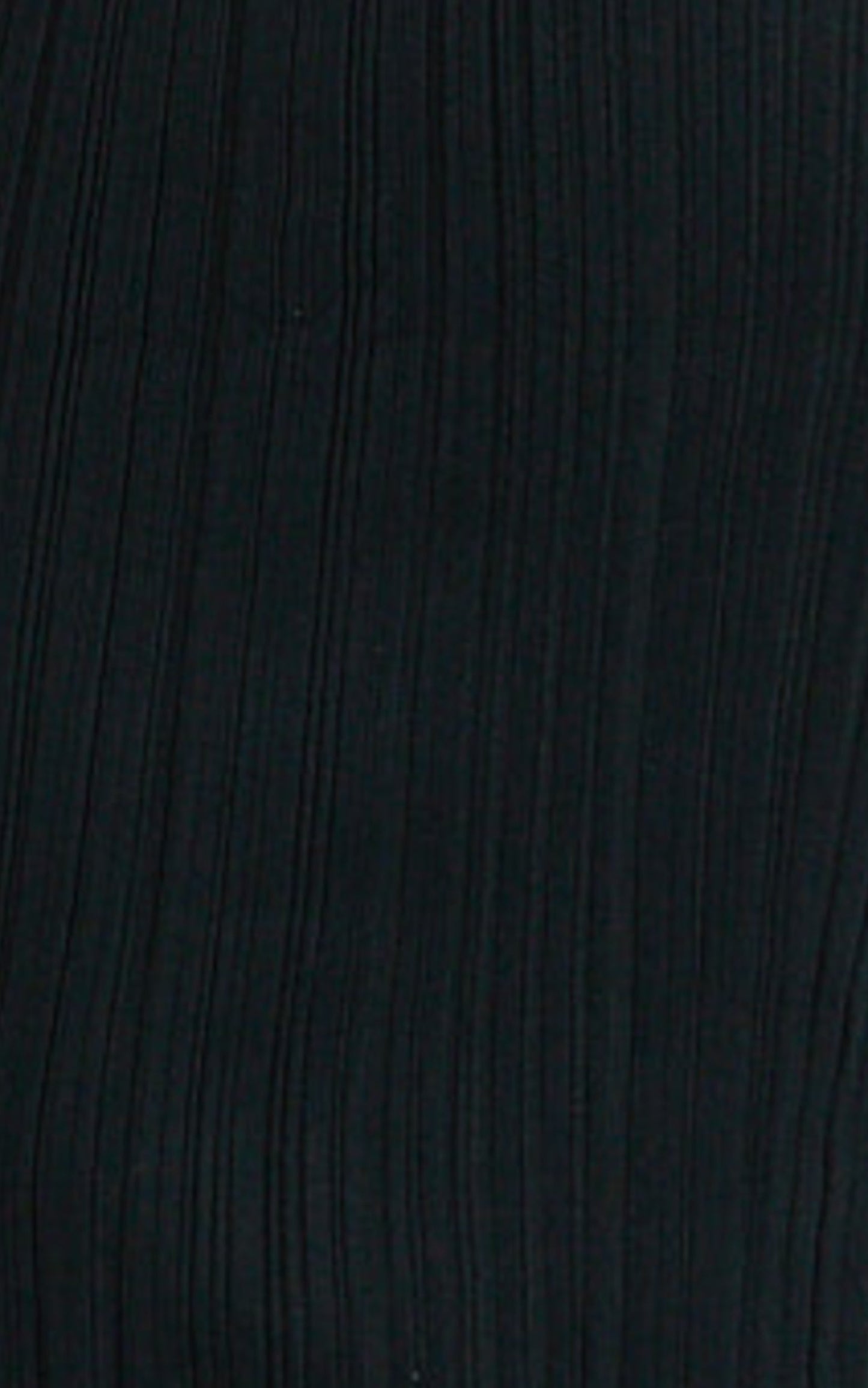Chantelle Midi Dress - Turtle Neck Sleeveless Ruche Waist Fitted Knit Dress in Black