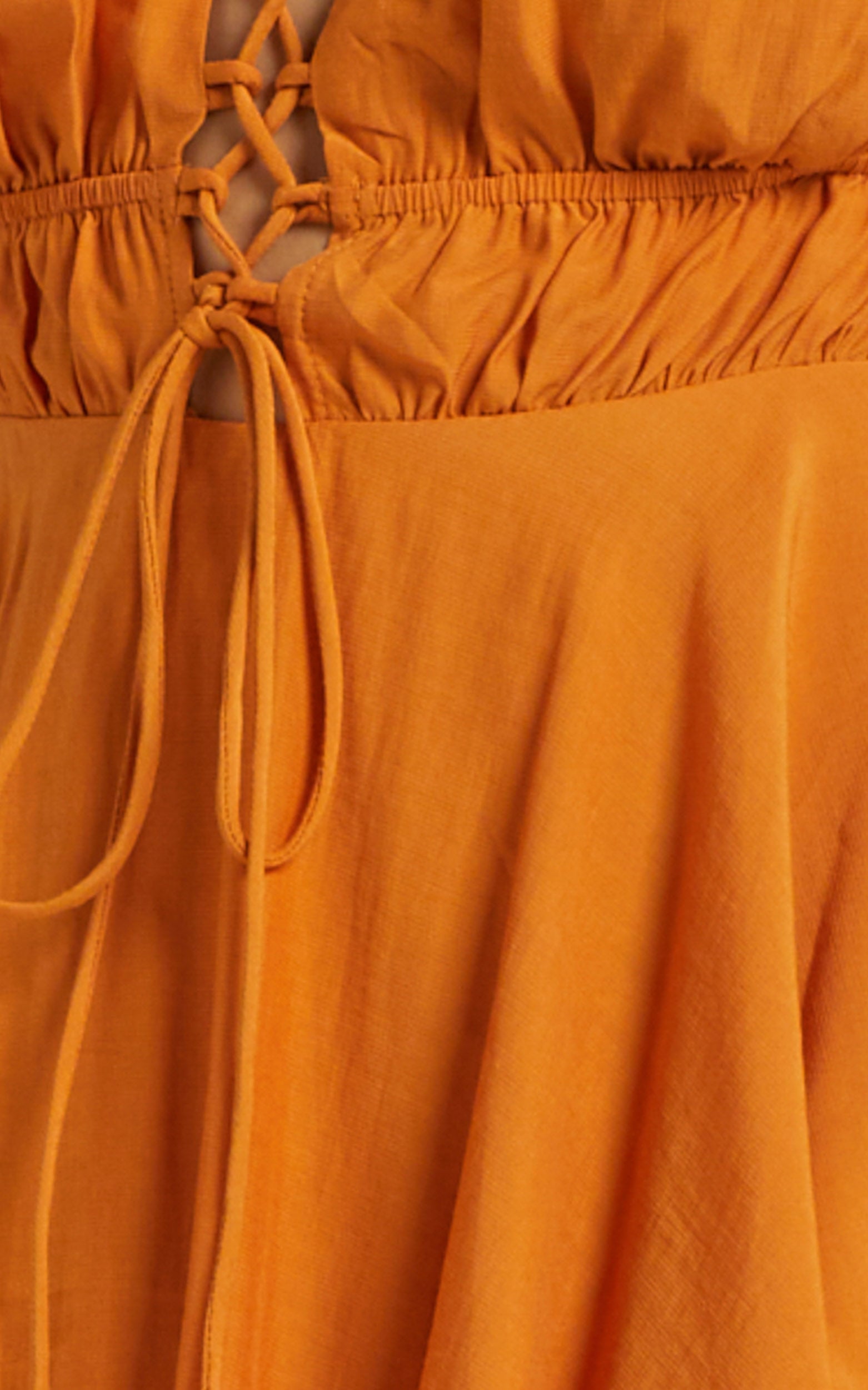 Carmeline Playsuit in Orange