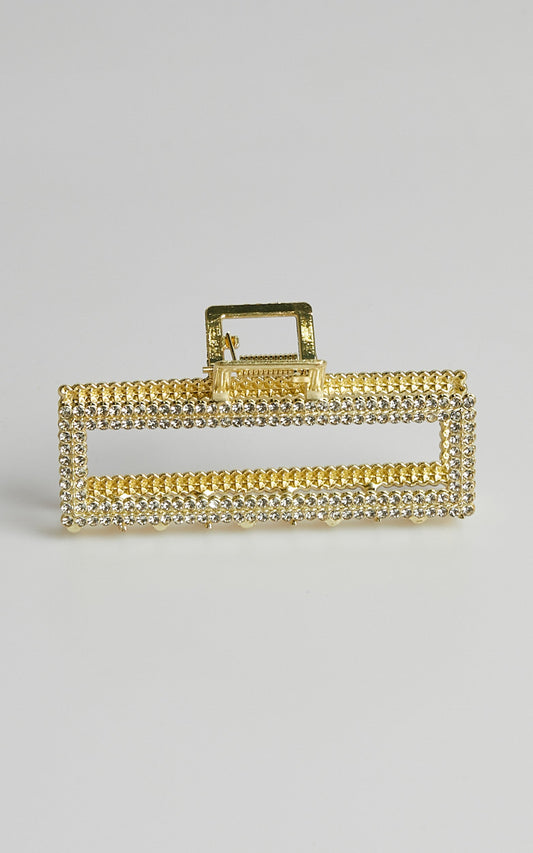 Fannia Hair Clip in Gold