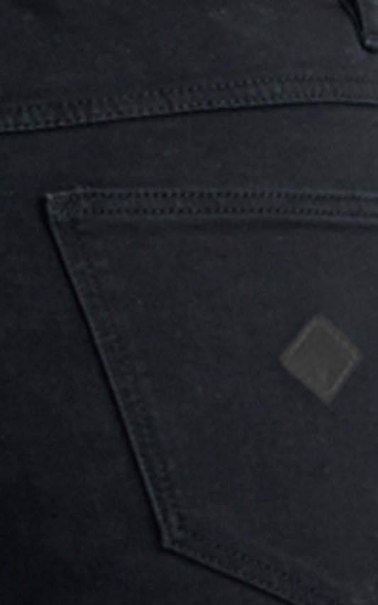 Abrand - A Petite High Skinny Ankle Basher Jean in Black Magic