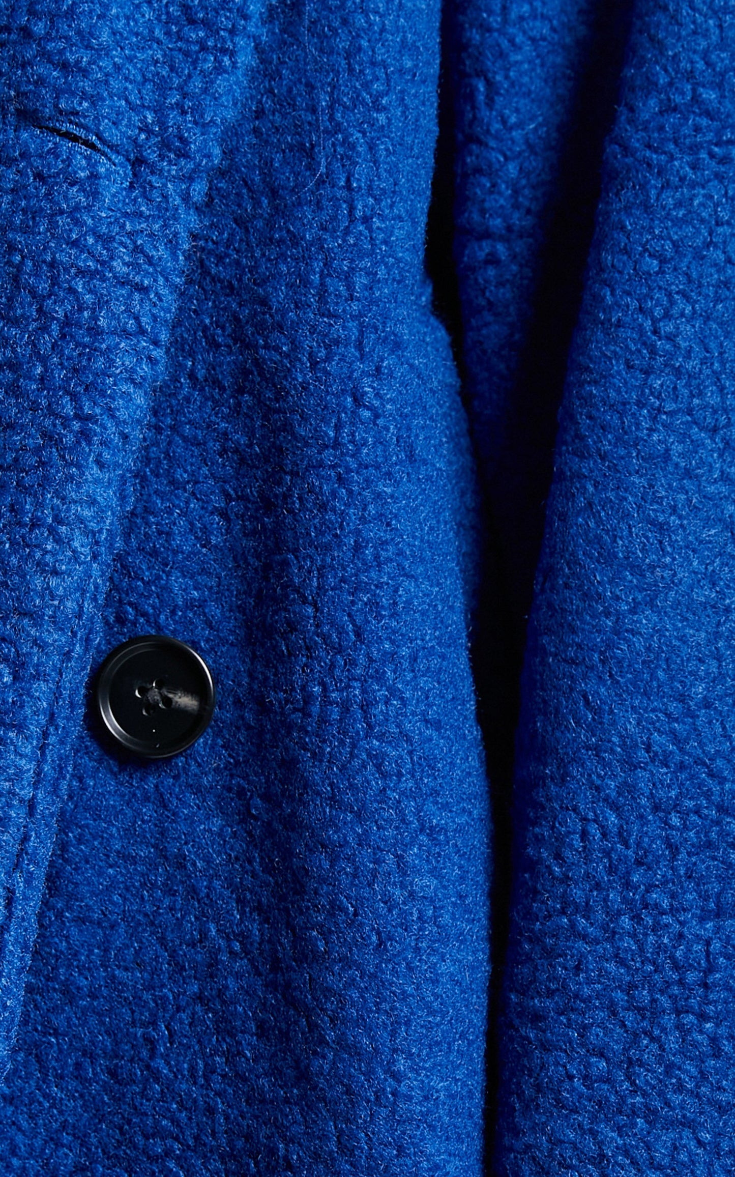 Florella Teddy Coat in Cobalt