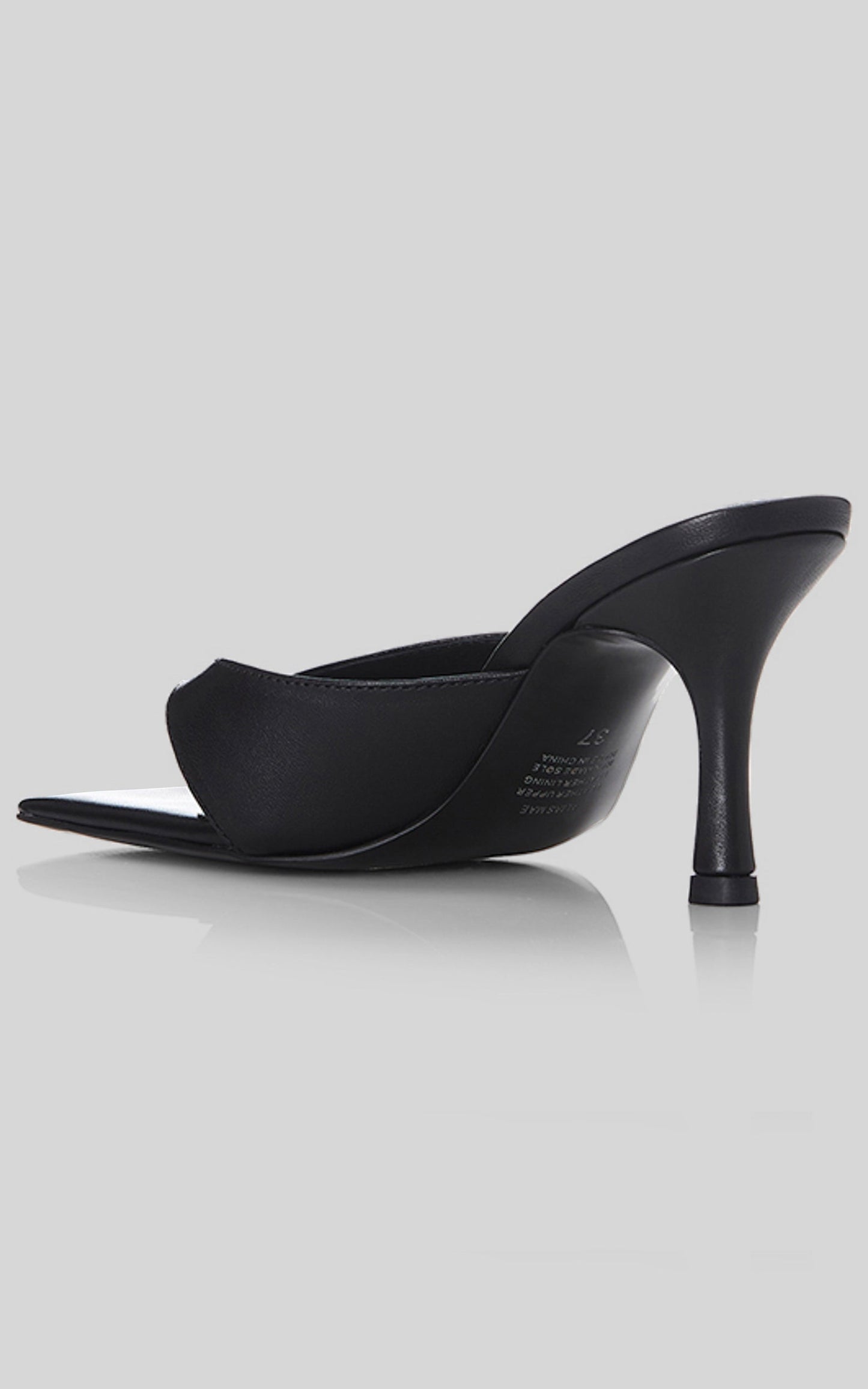 Alias Mae - Florence Heels in Black Leather