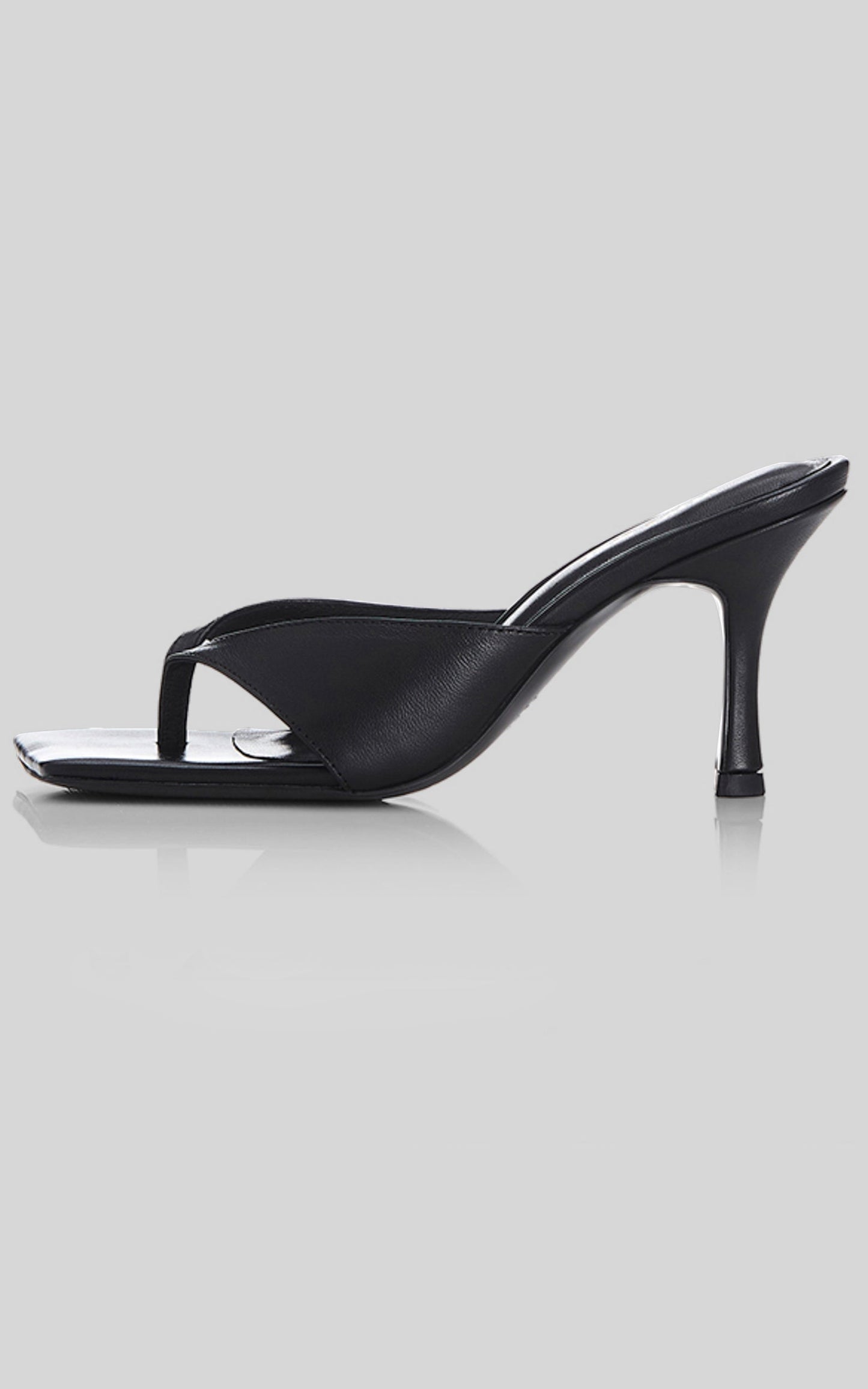 Alias Mae - Florence Heels in Black Leather
