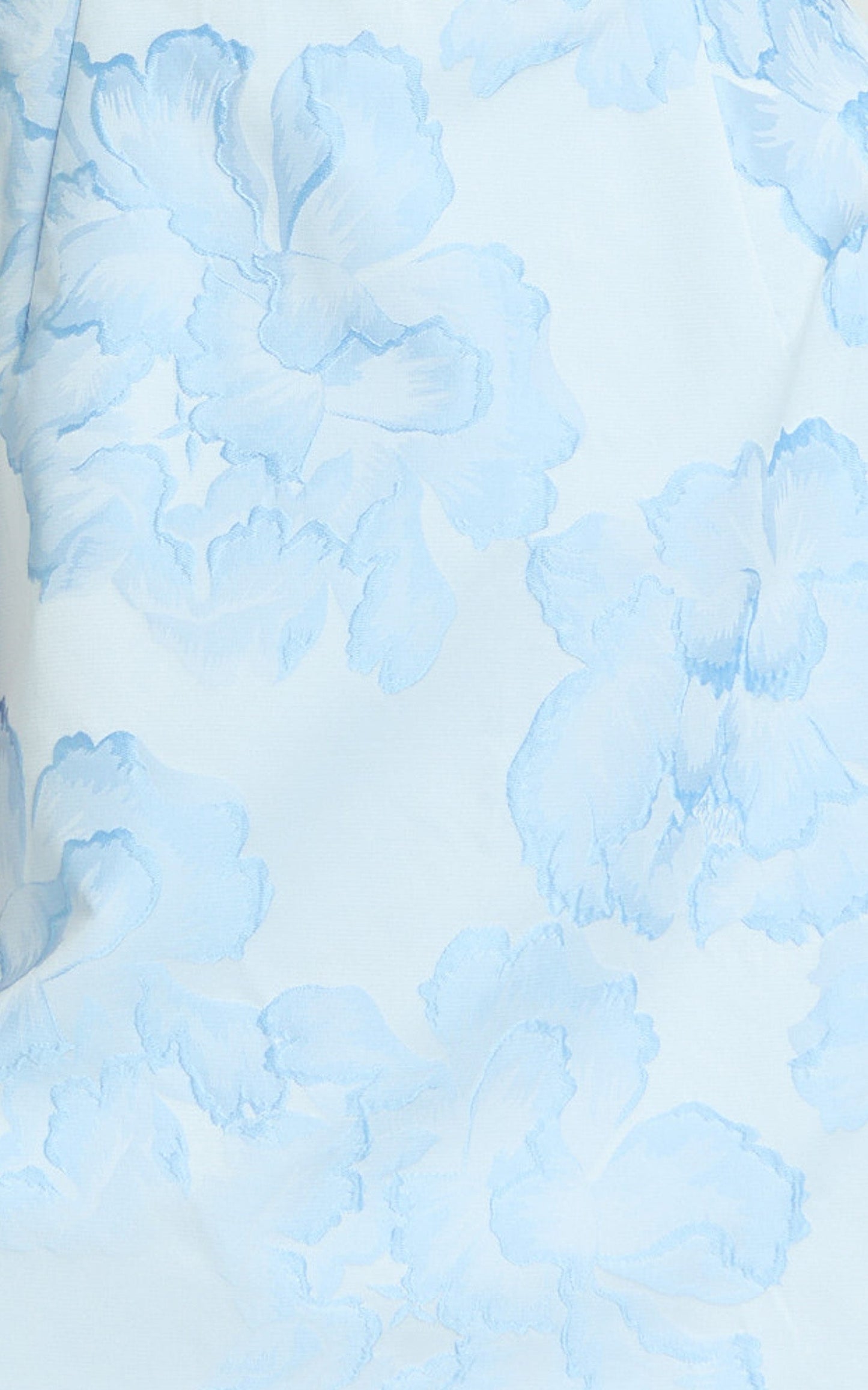 Gabbie Mini Dress - Jacquard Halter Fit And Flare Dress in Blue
