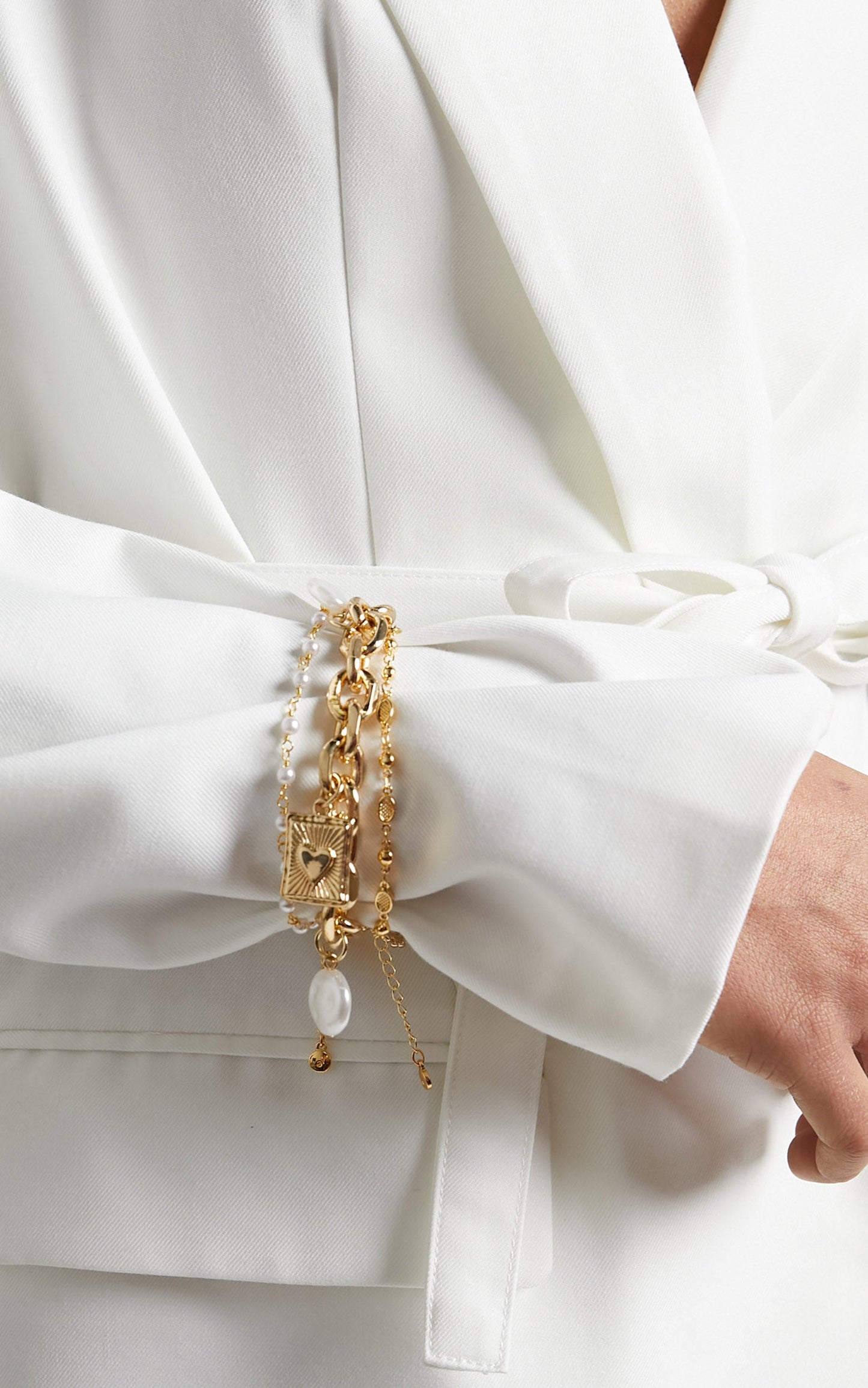 Gabbien Bracelet set of 3 in Gold
