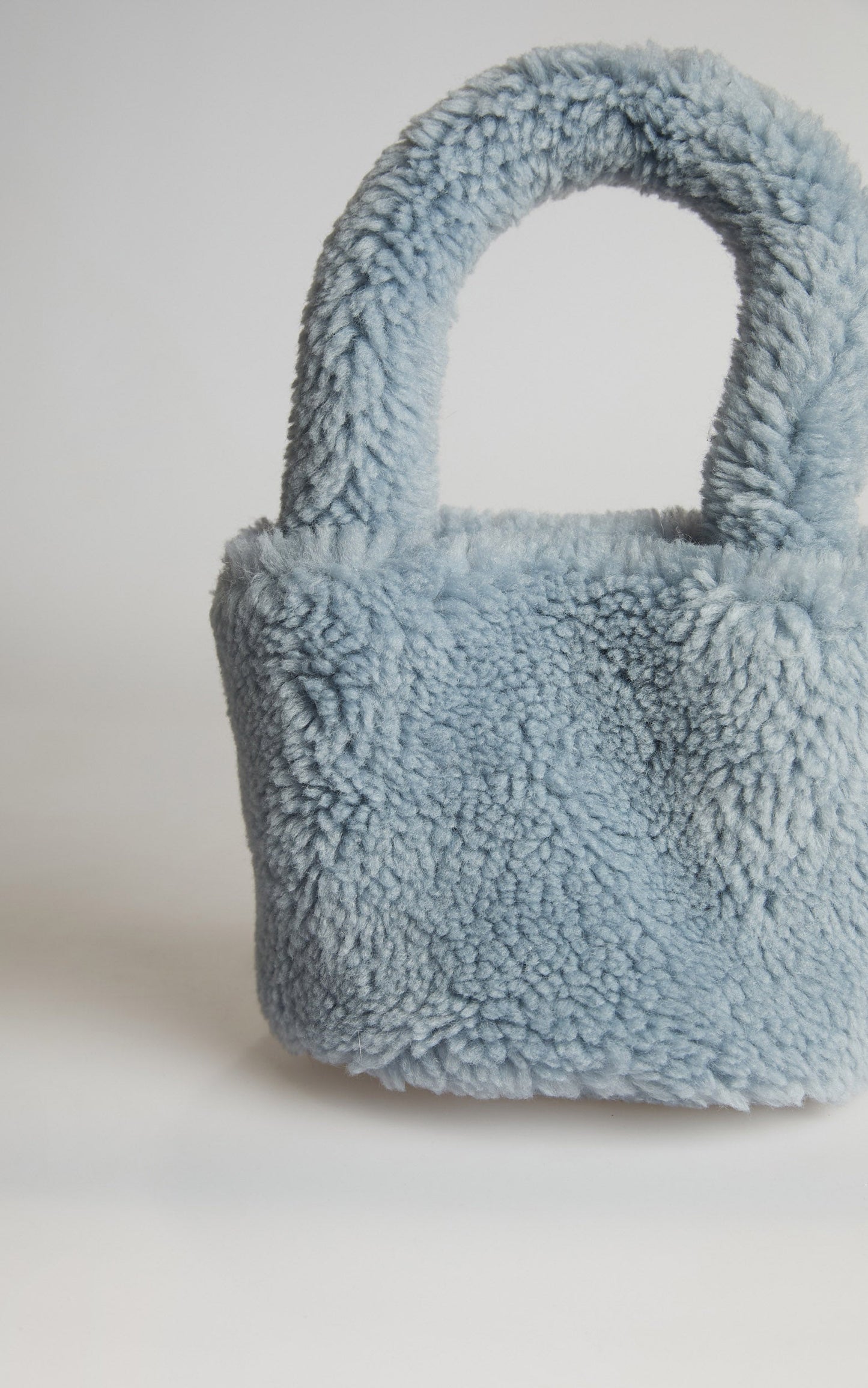Gembel Faux Fur Bag in Blue