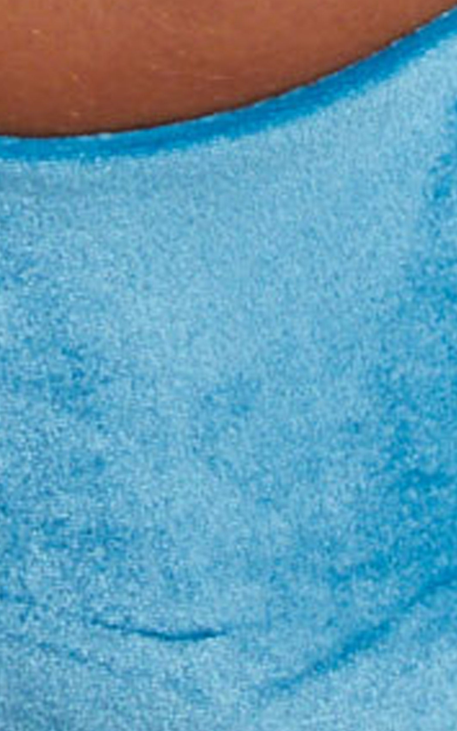 Genevieve Bikini  Bottom in Blue Velvet