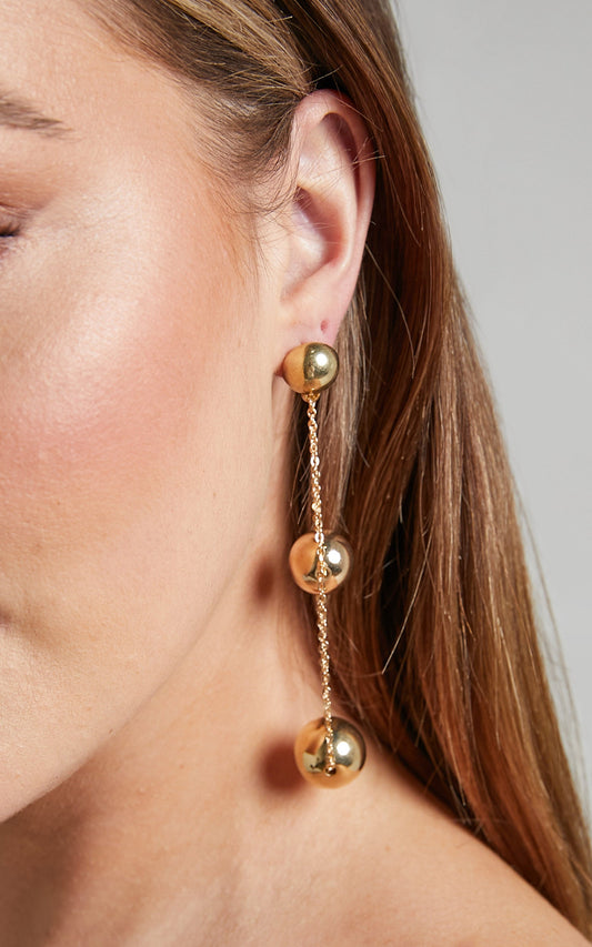 Genevive Earrings in Gold