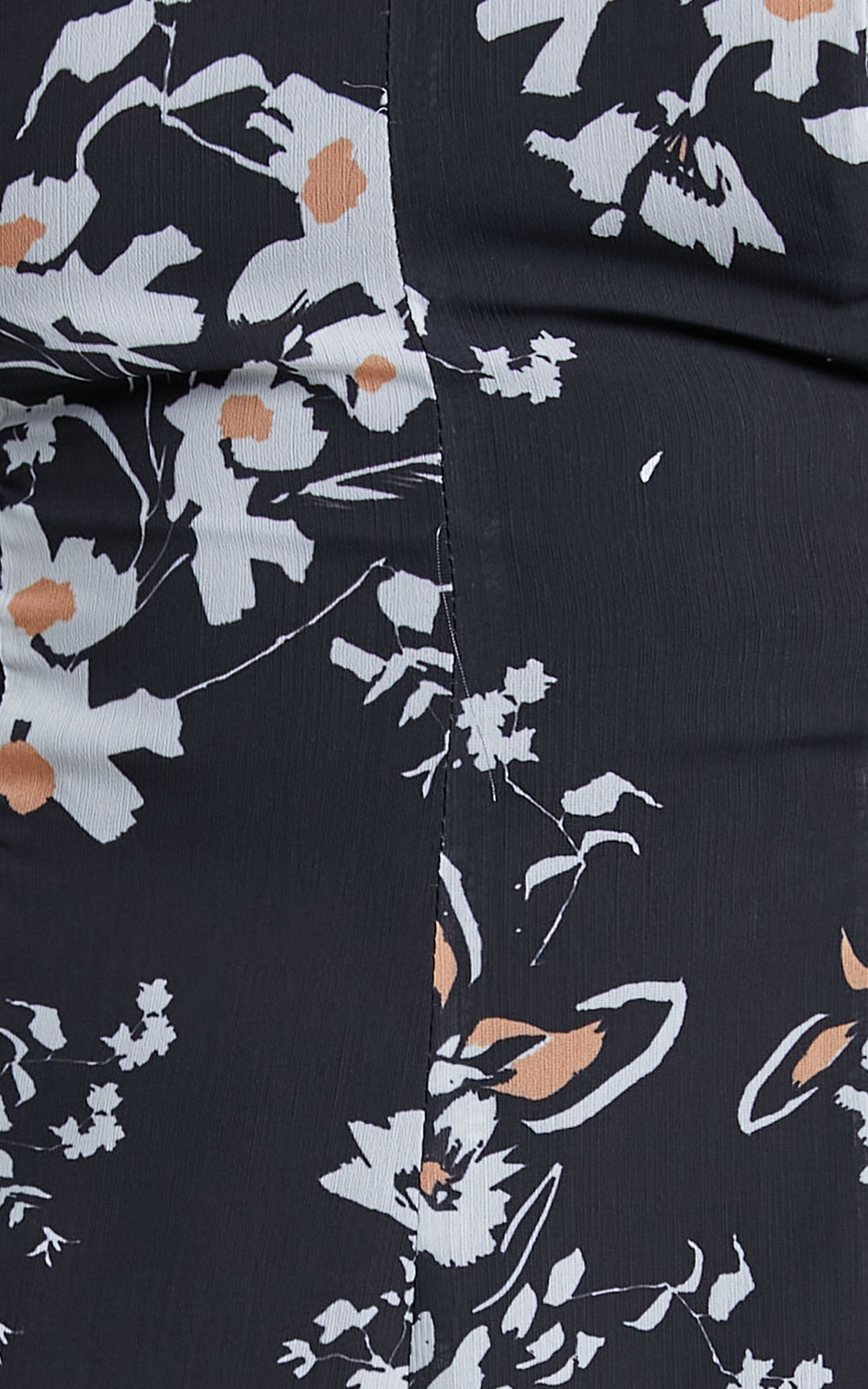 Gennie Shift Playsuit in Black Floral