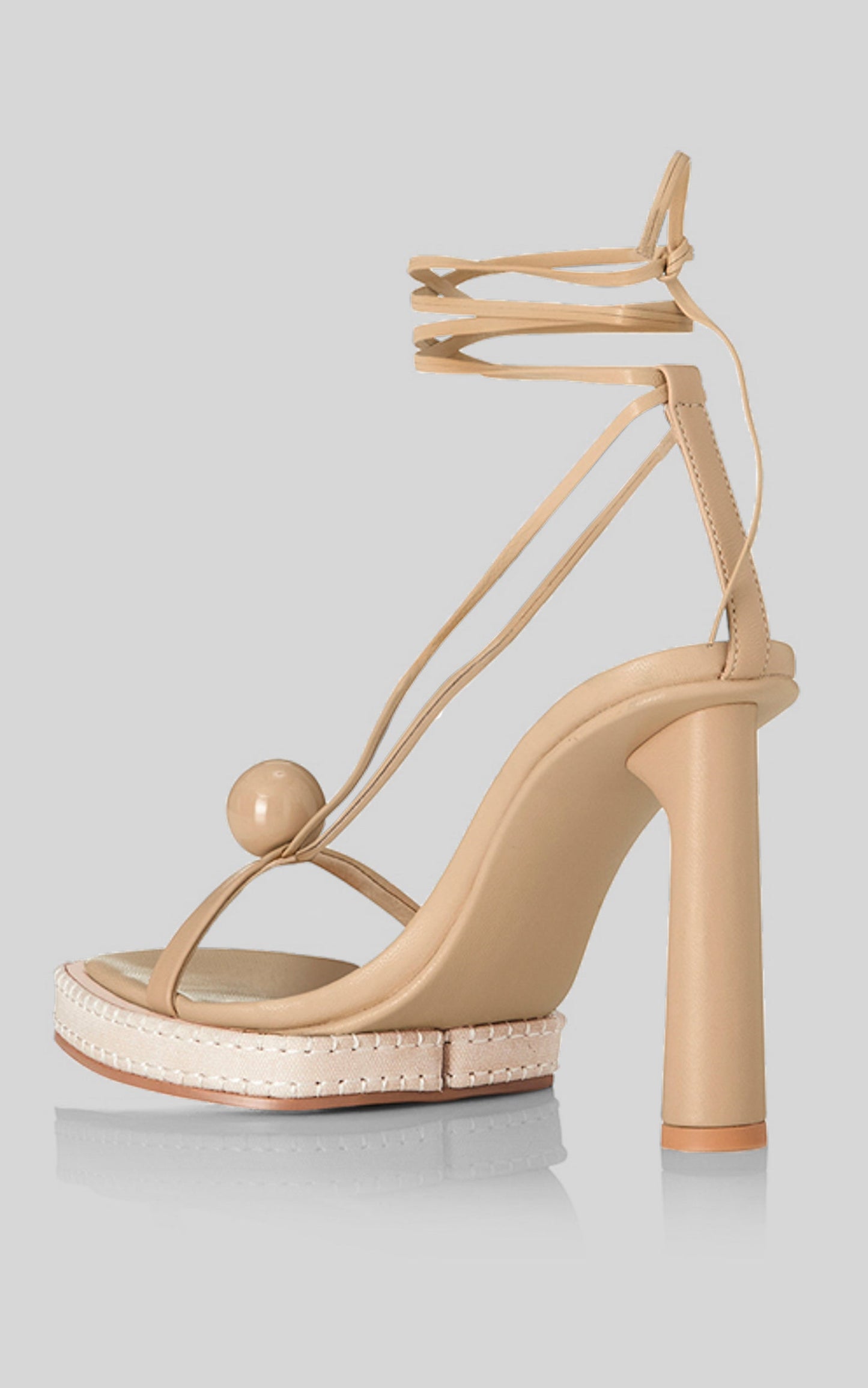 Alias Mae - Gigi Heels in Natural Leather