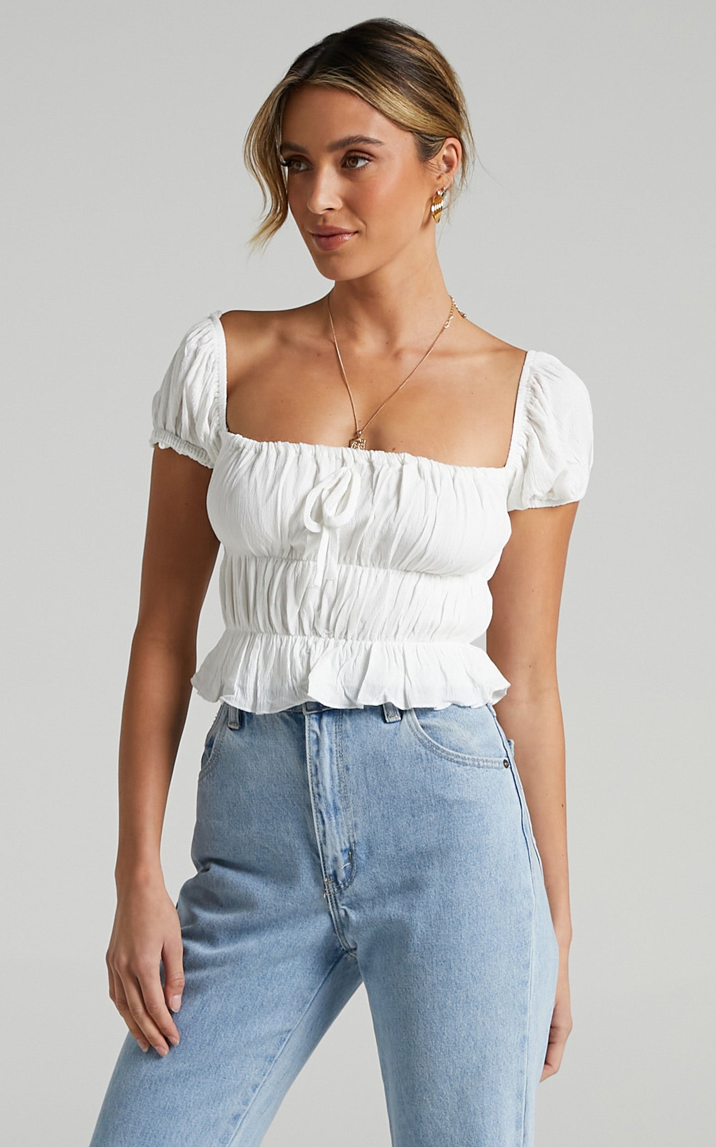 Gimme Top in White
