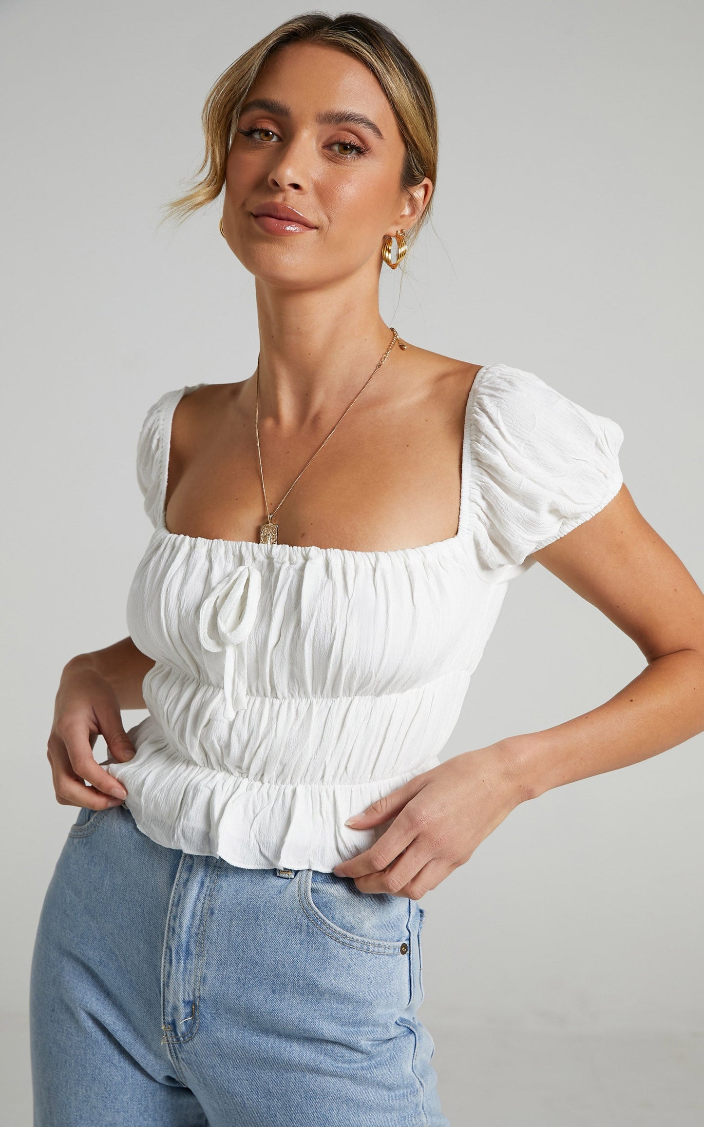 Gimme Top in White