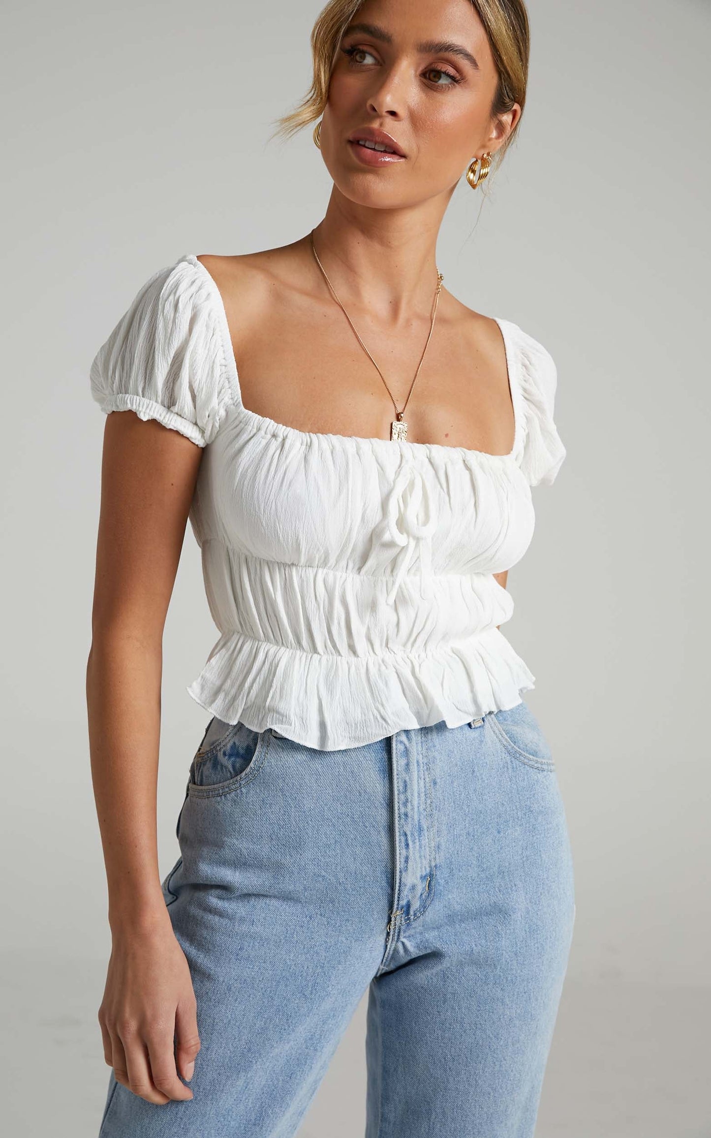 Gimme Top in White