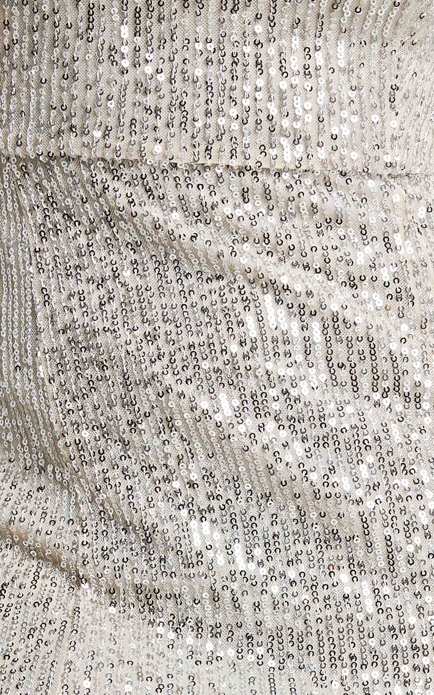 Glimmer Love Square Neck Midi Dress in Gold Sequin