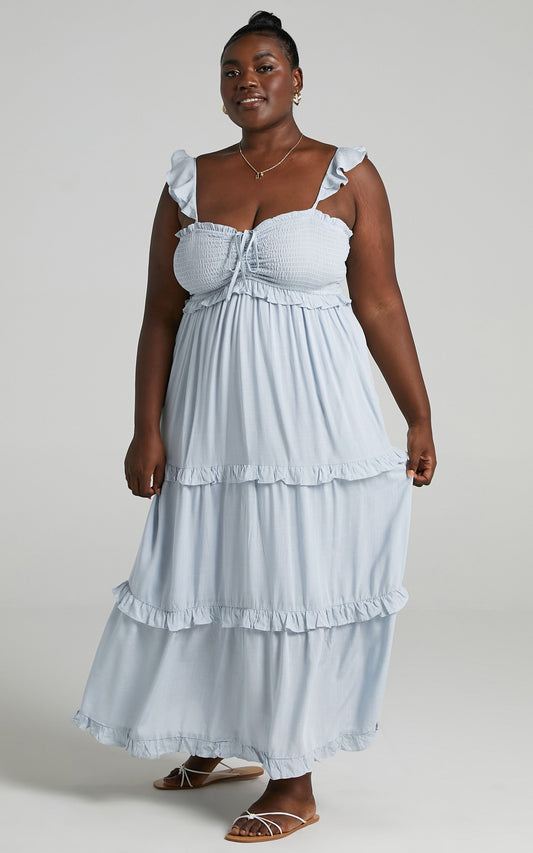 Good For The Soul Dress in Blue