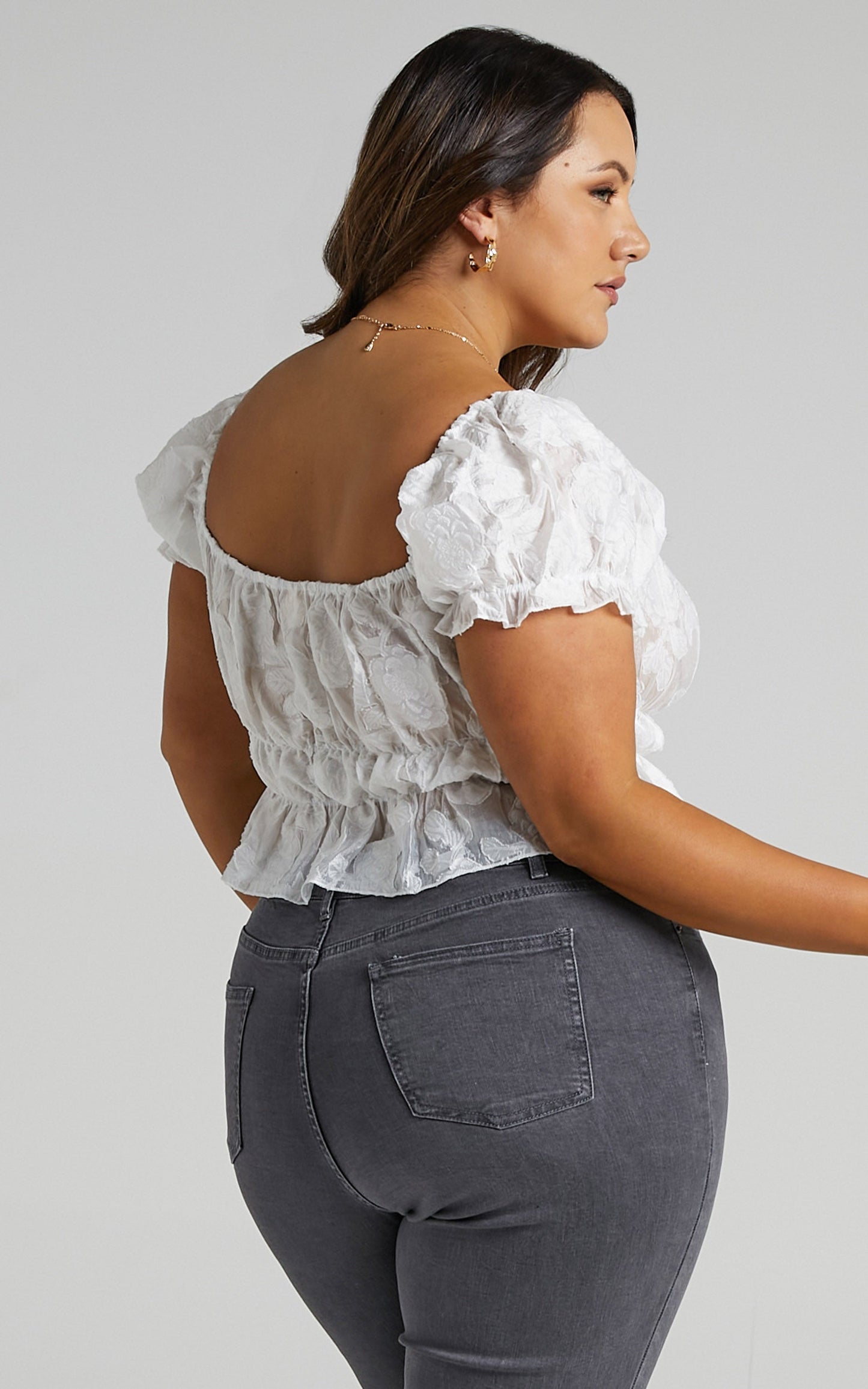 Gotta Grow Top in White