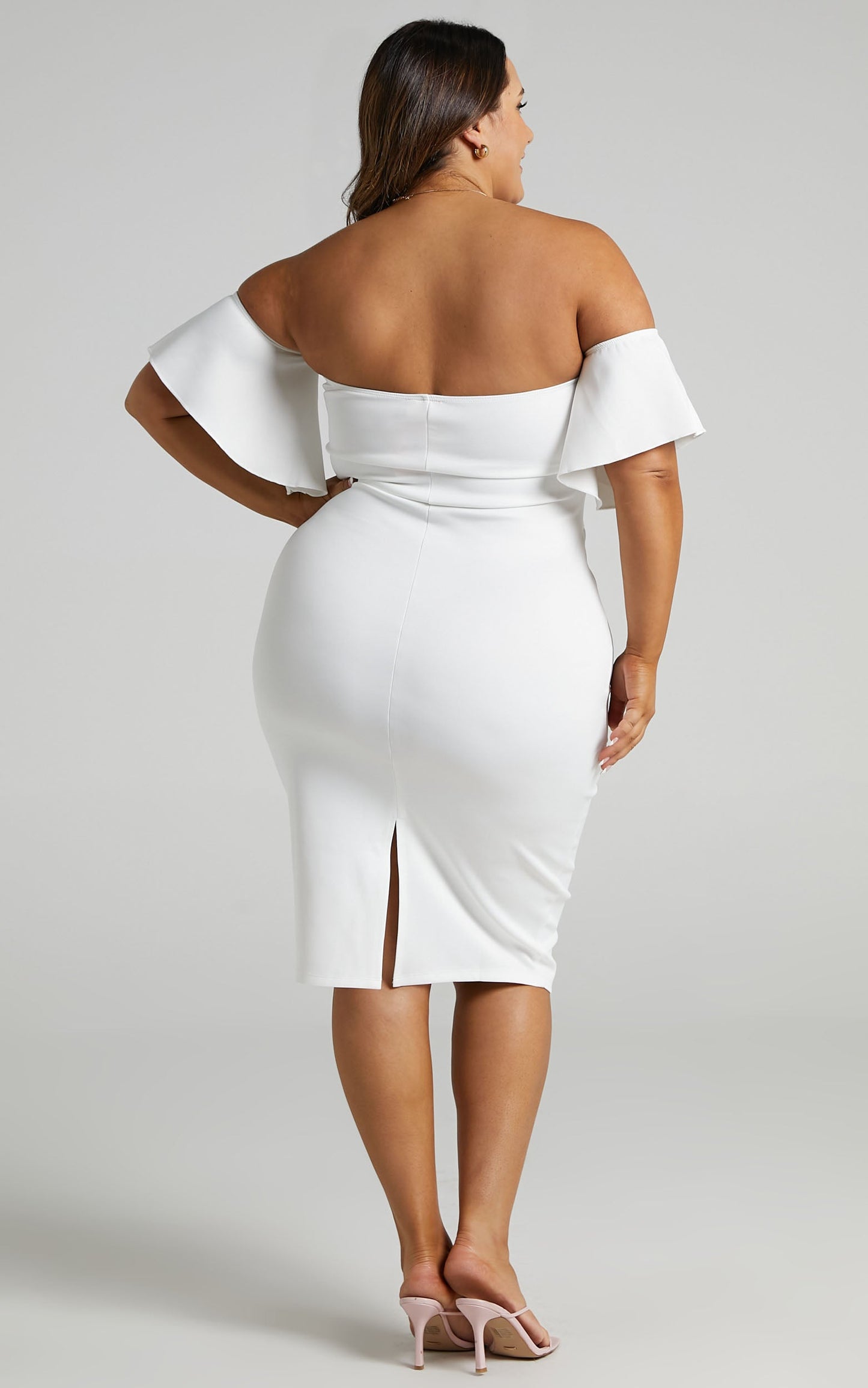 Guest Edit Dress in White