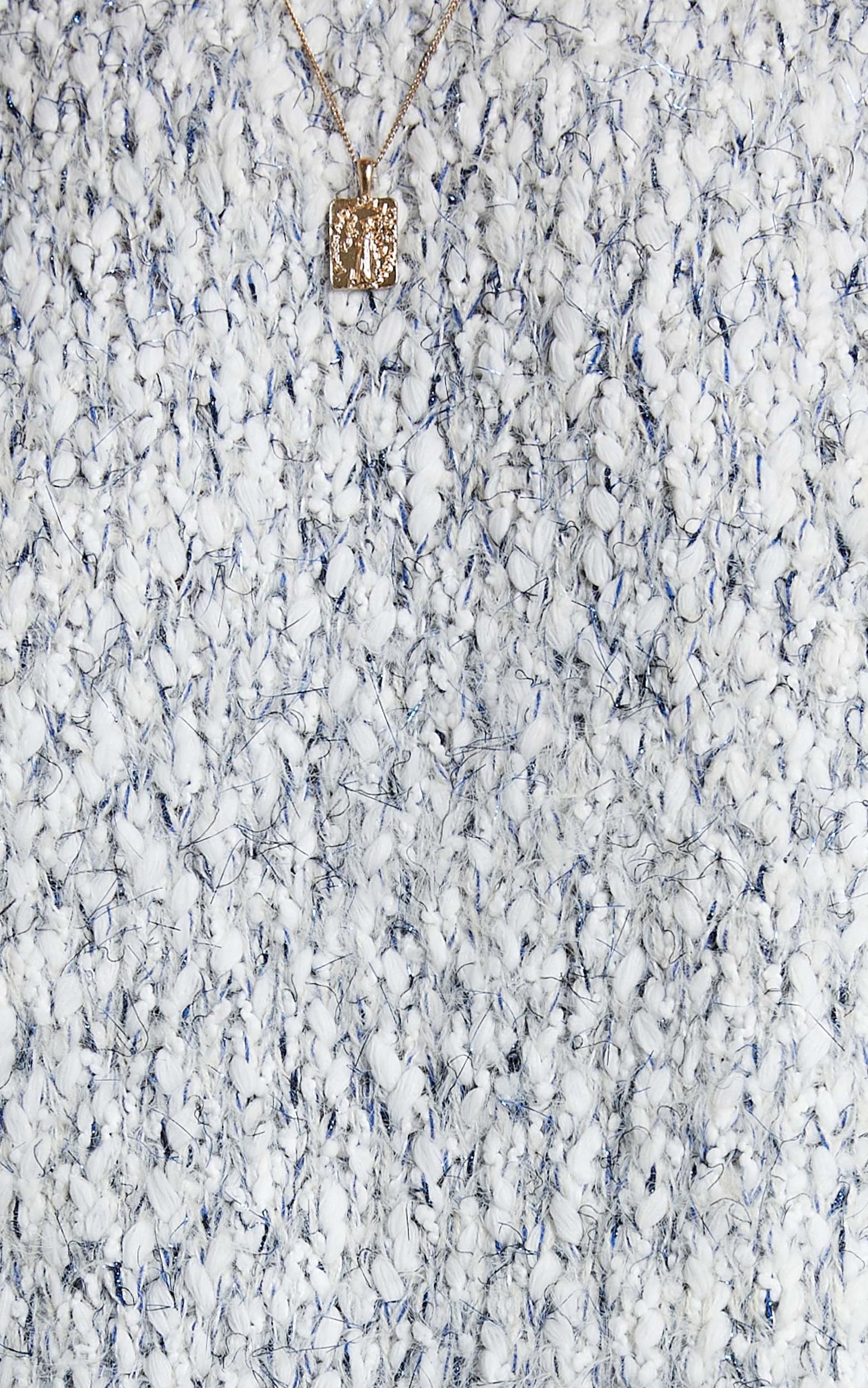 Gwyneth Jumper in White Marle