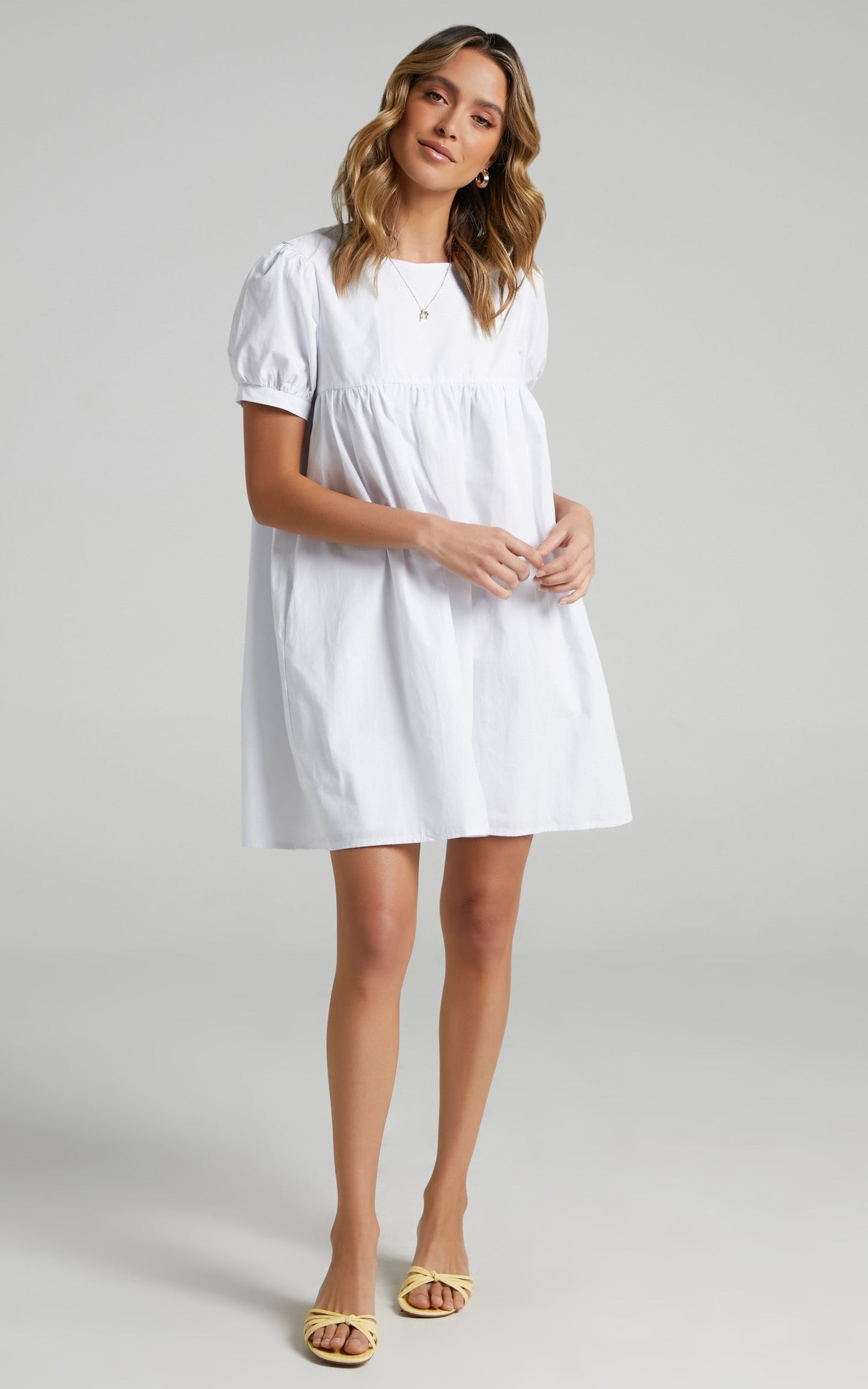 Gyda Dress in White