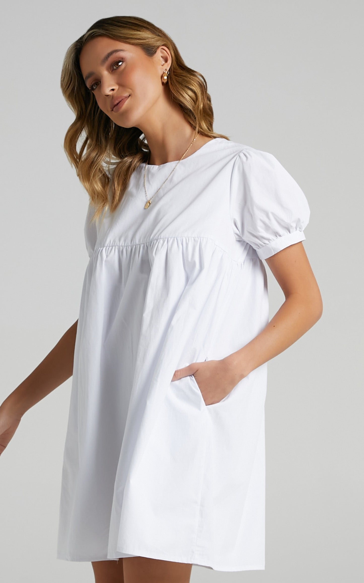 Gyda Dress in White