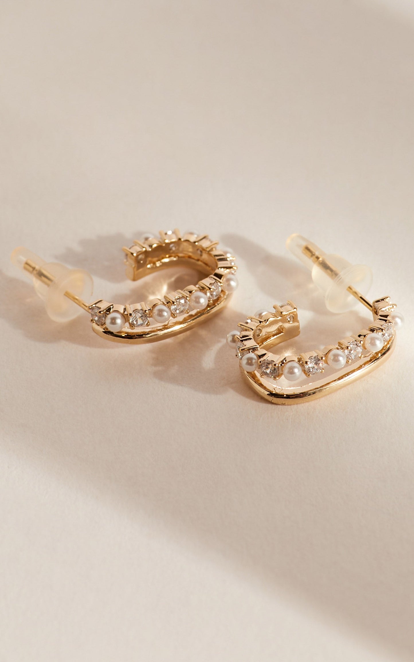HENSLEY HOOP EARRINGS in Gold