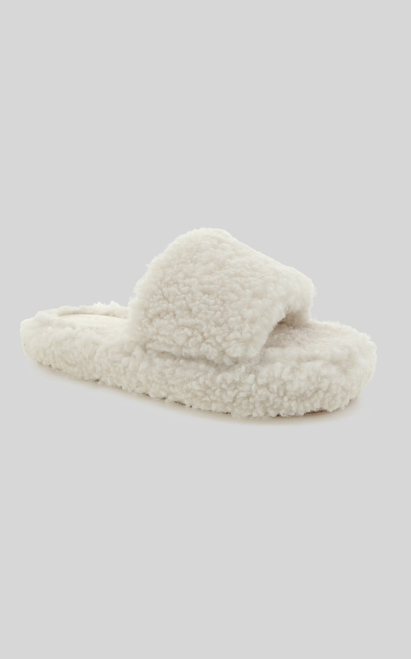 Billini - Harlie Slides in Cream Teddy