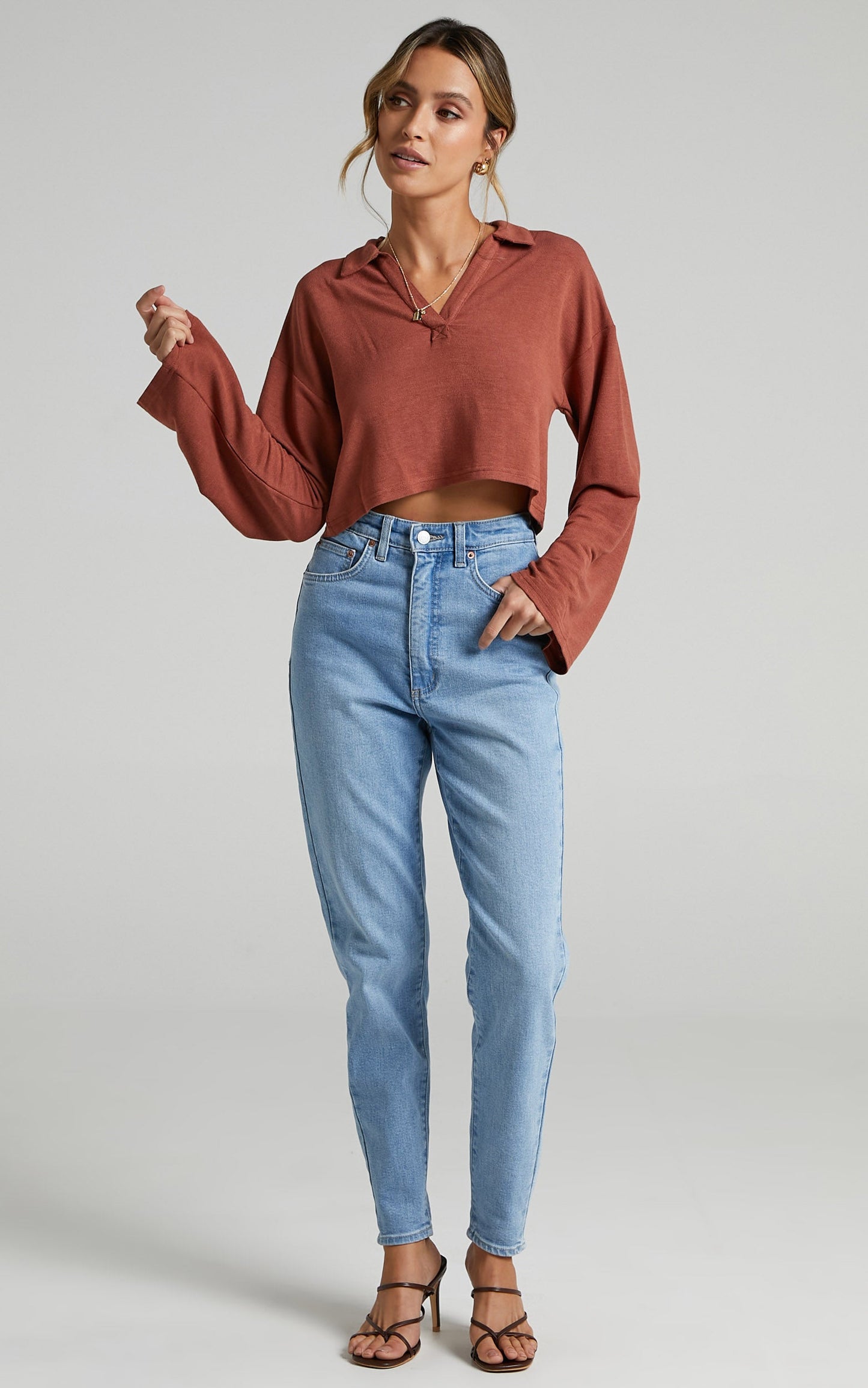 Halavra Top in Rust