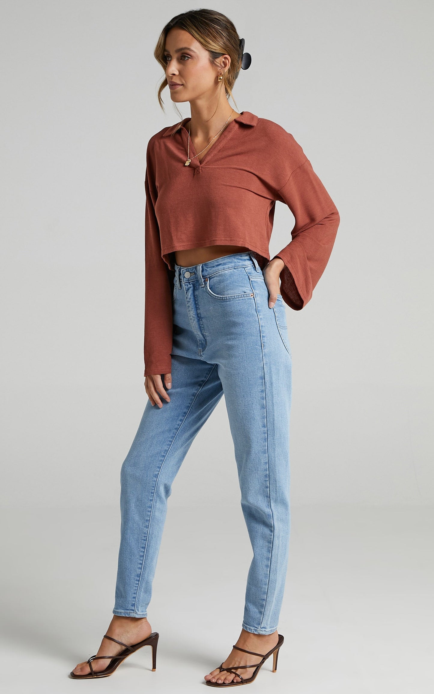 Halavra Top in Rust