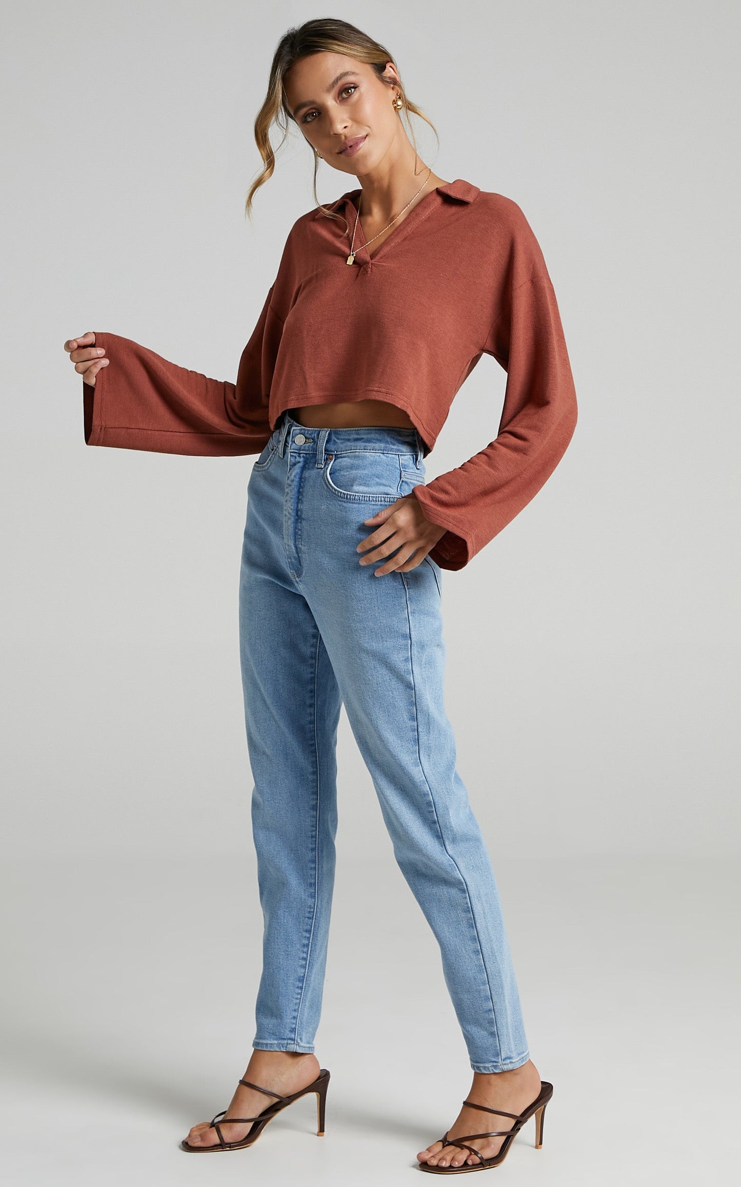 Halavra Top in Rust