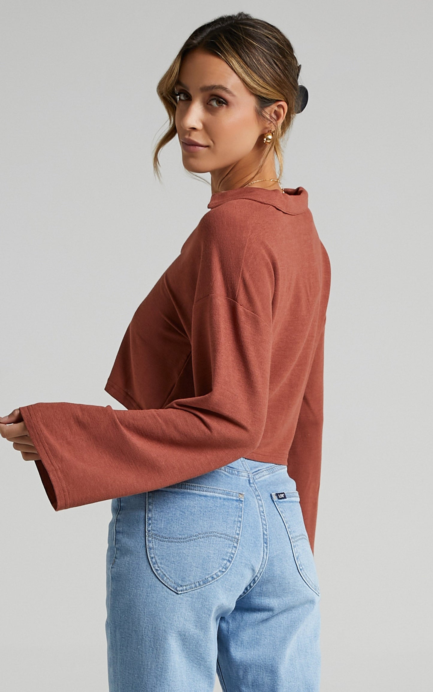 Halavra Top in Rust