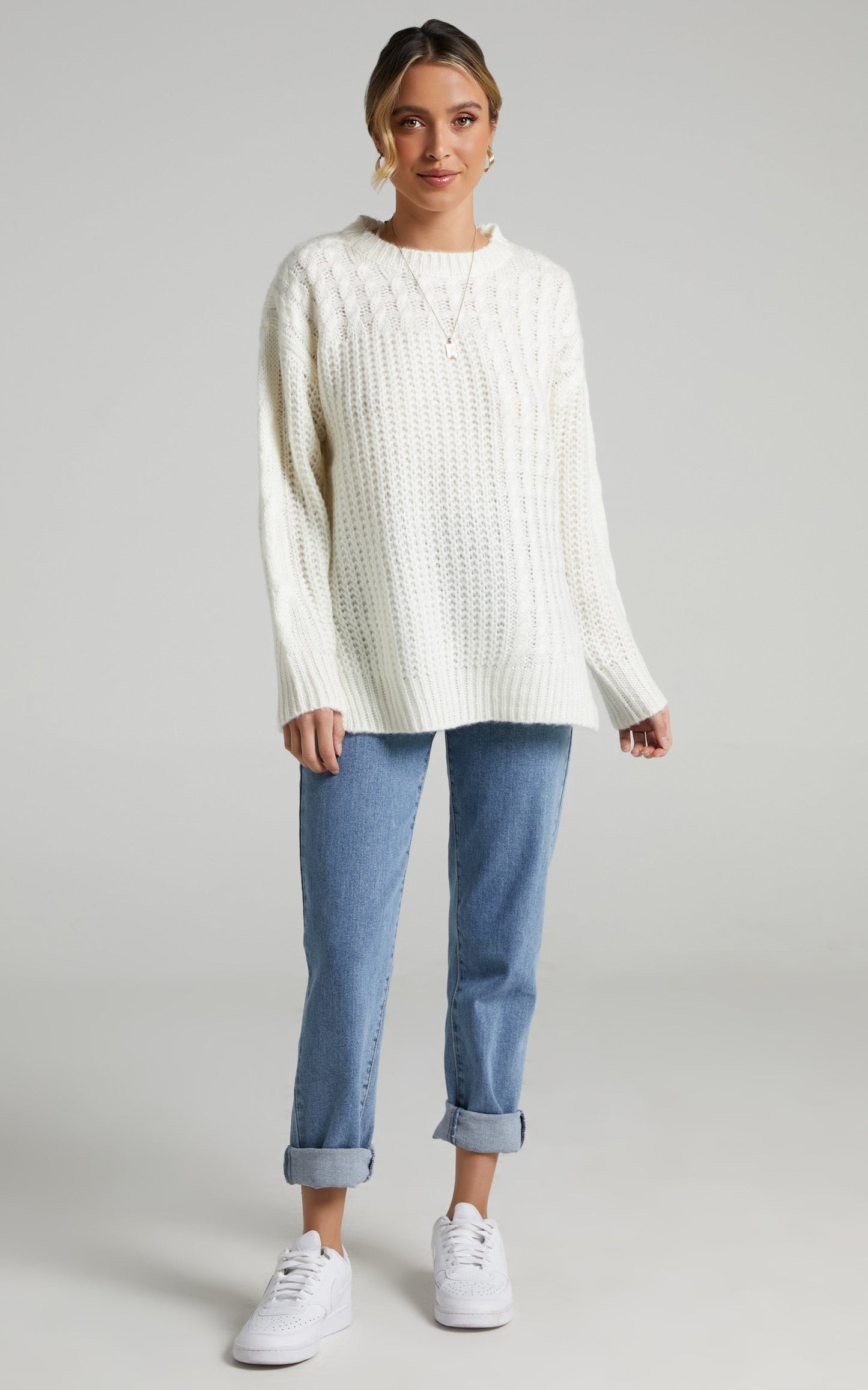 Haley Jumper in White
