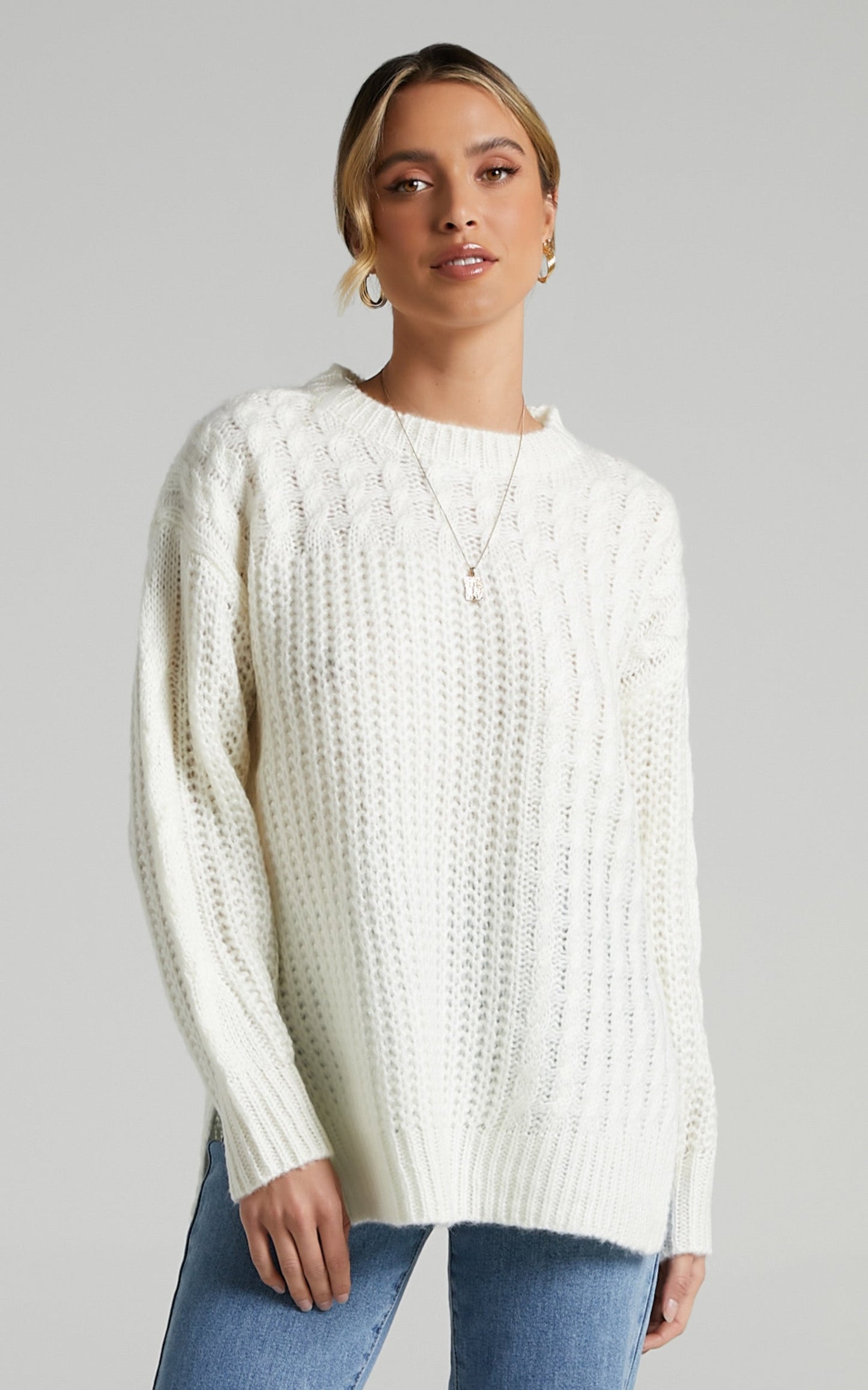 Haley Jumper in White