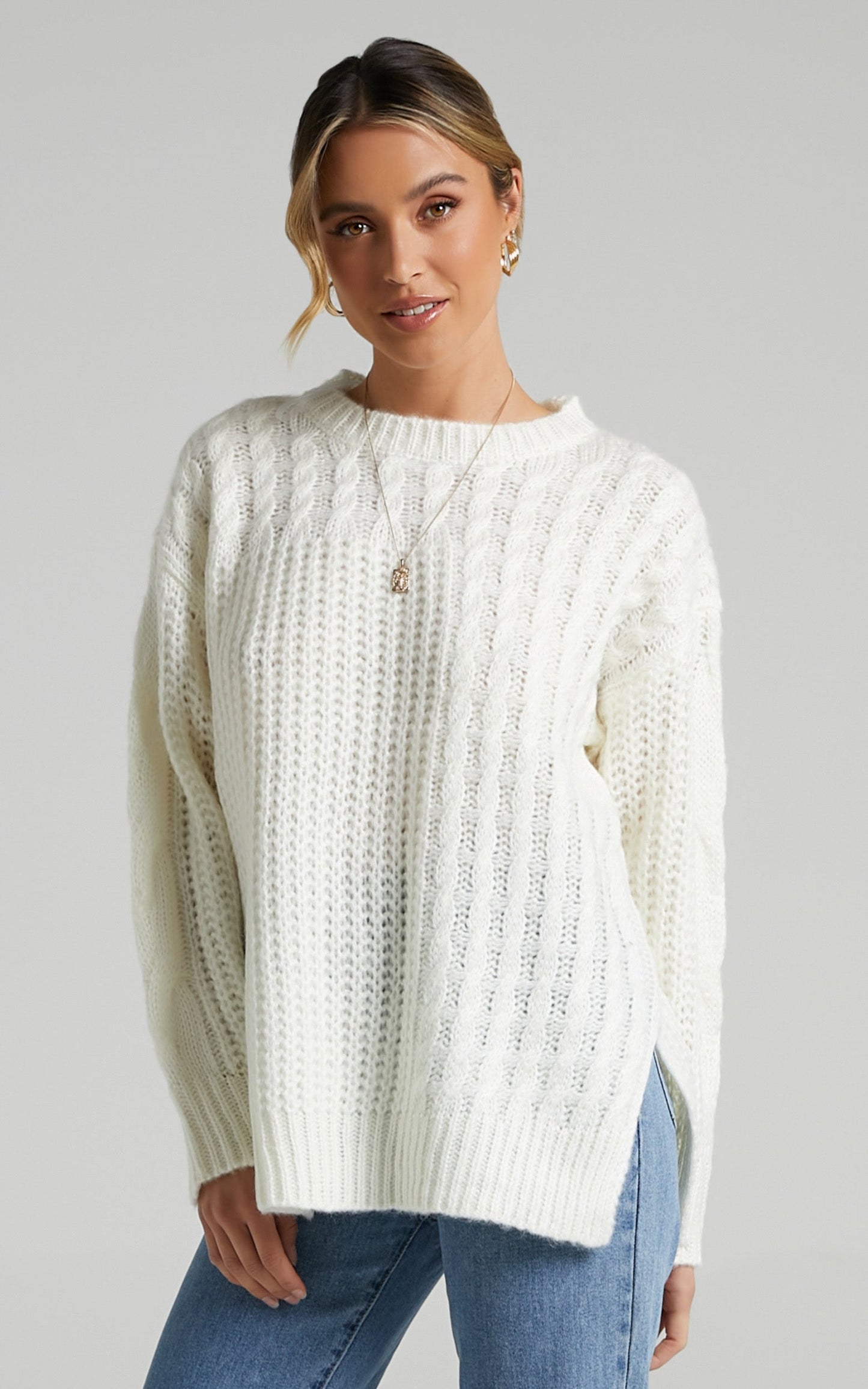 Haley Jumper in White