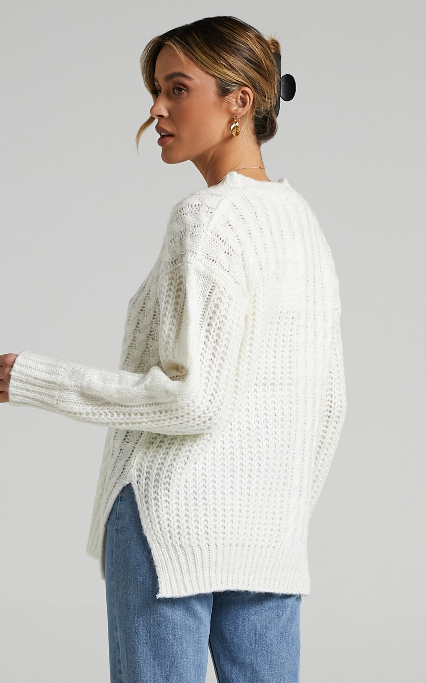 Haley Jumper in White