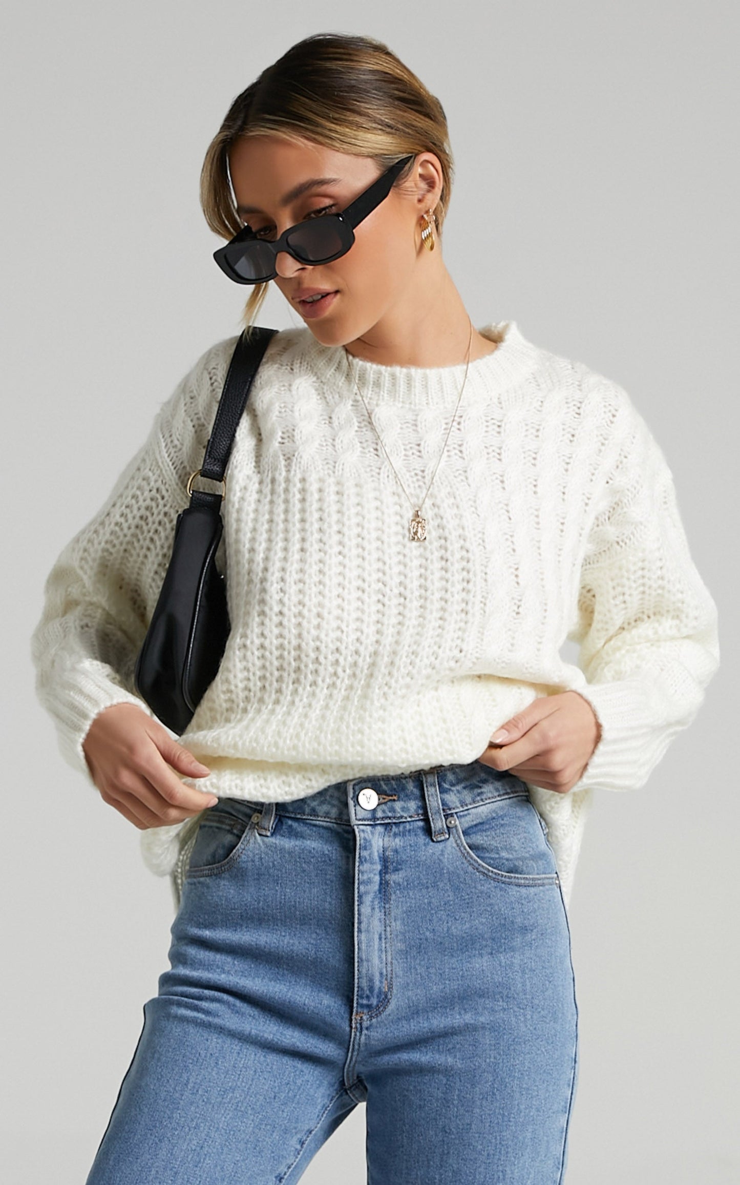 Haley Jumper in White