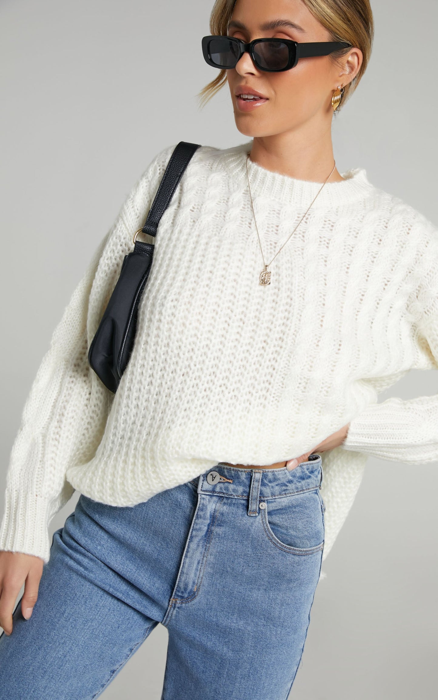 Haley Jumper in White